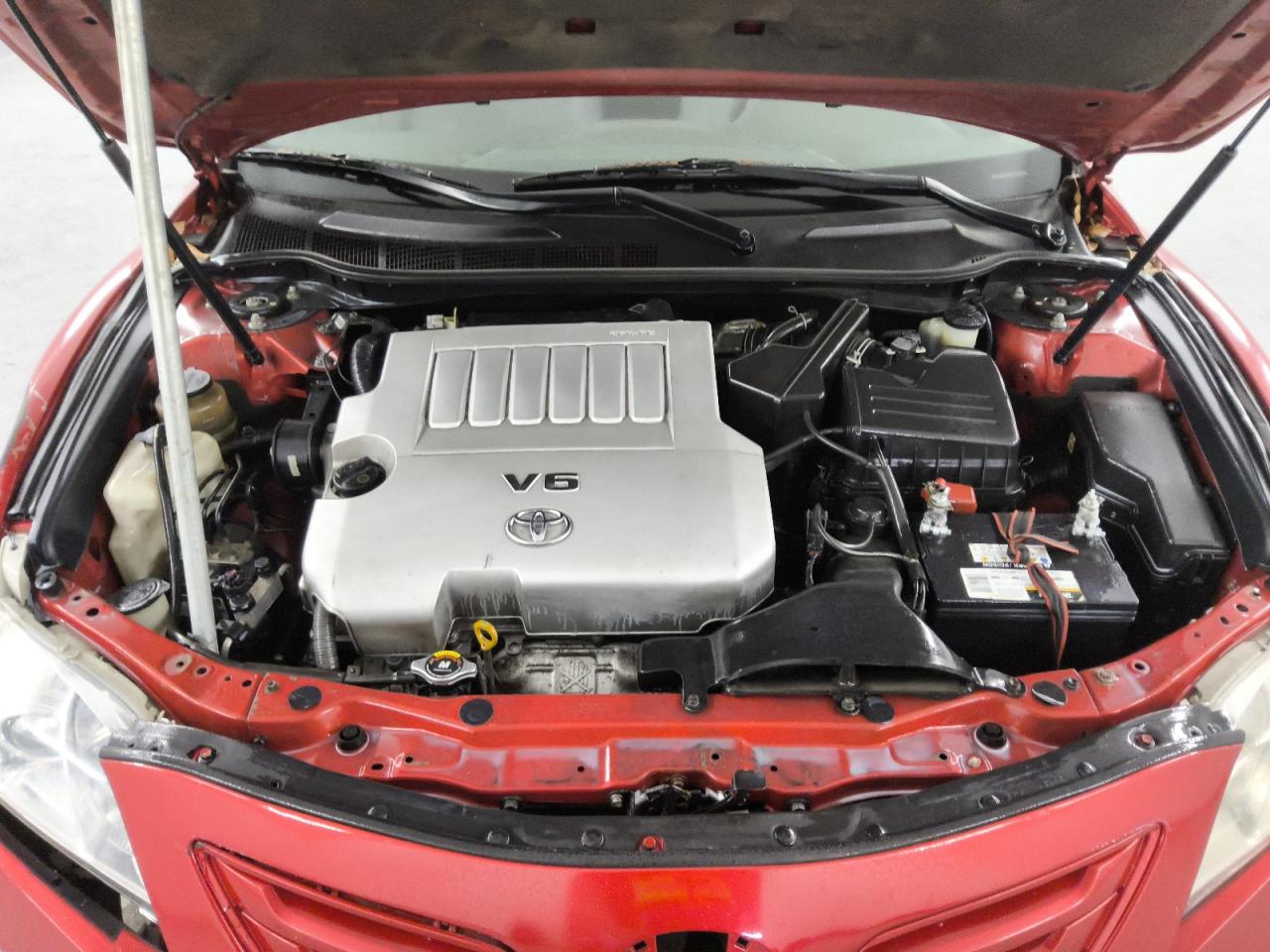 2007 Toyota Camry Le V6 Red vin: 4T1BK46K97U029949 Damage: Left Head Lamp, Inoperable, Repair Required