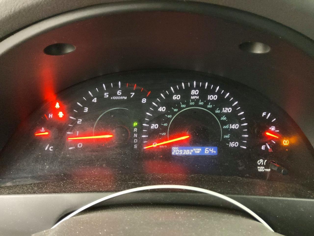 2007 Toyota Camry Le V6 Red vin: 4T1BK46K97U029949
