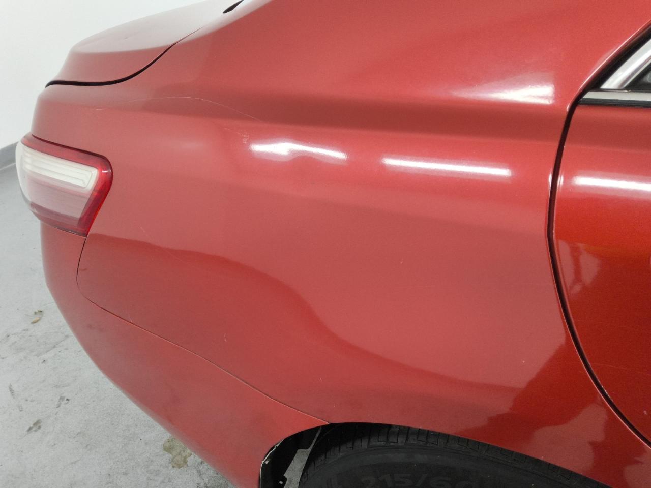 2007 Toyota Camry Le V6 Red vin: 4T1BK46K97U029949 Damage: Right Qtr Panel, Dent(S) W/ Paint Dmg, 2 To 3 Inches
