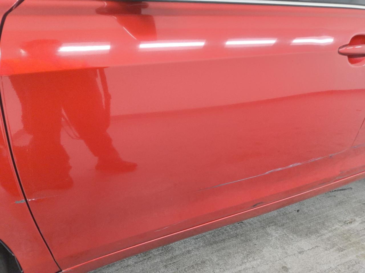 2007 Toyota Camry Le V6 Red vin: 4T1BK46K97U029949 Damage: Left Front Door, Dent(S) W/ Paint Dmg, > 12 Inches