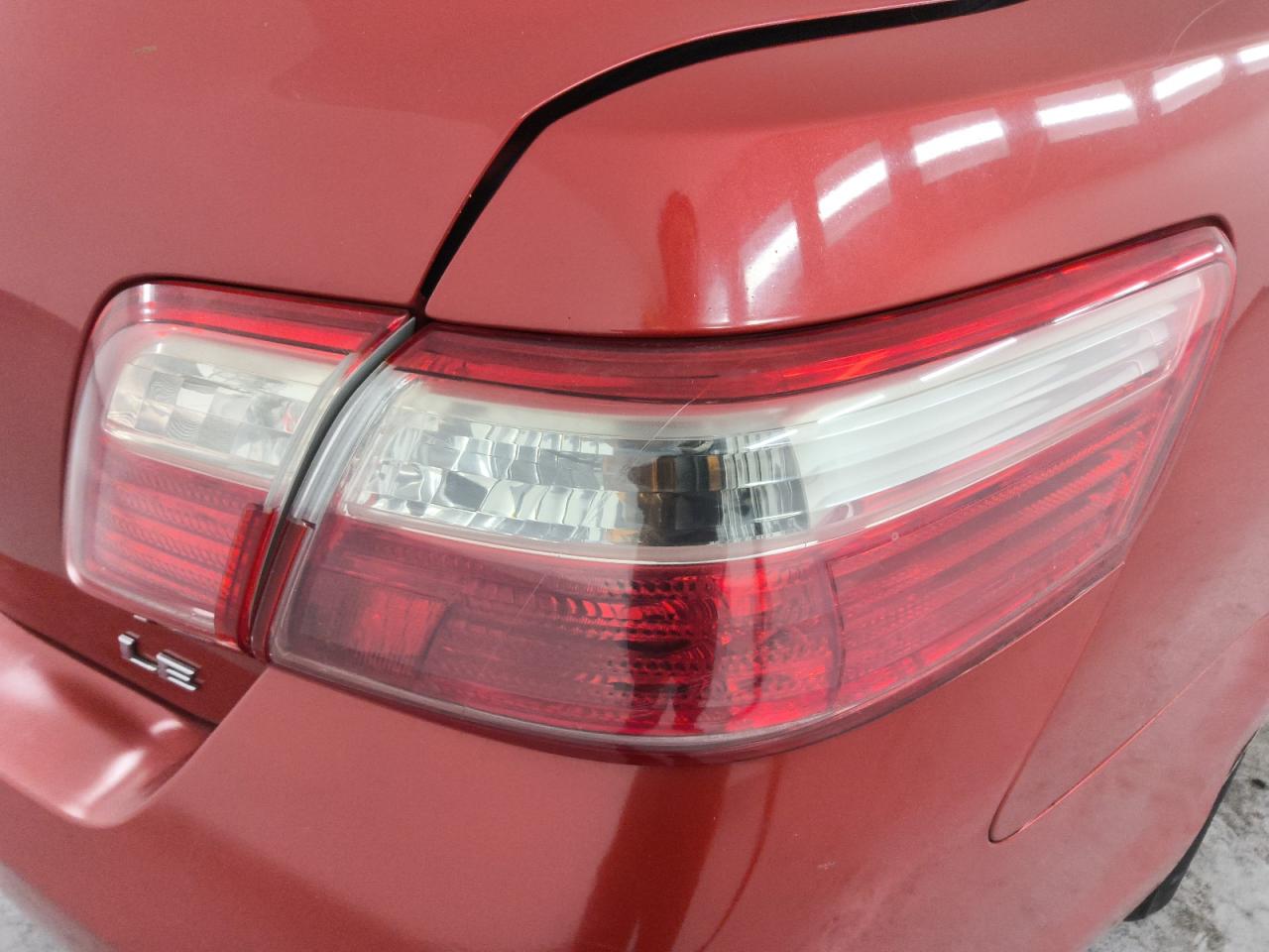 2007 Toyota Camry Le V6 Red vin: 4T1BK46K97U029949 Damage: Right Tail Light, Heavy Scratch, Replacement Required