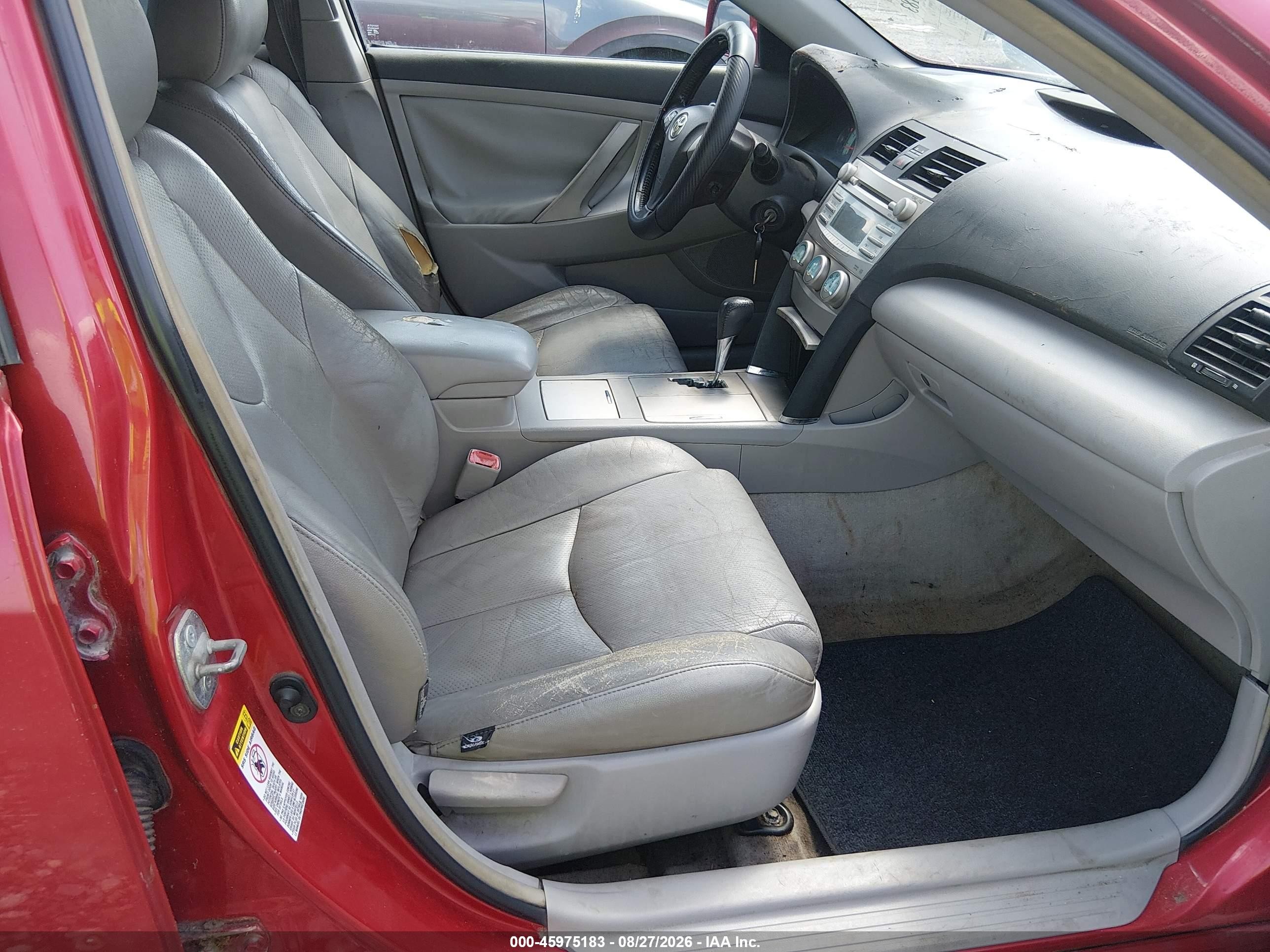 2007 Toyota Camry Se V6 Красный vin: 4T1BK46K97U036500