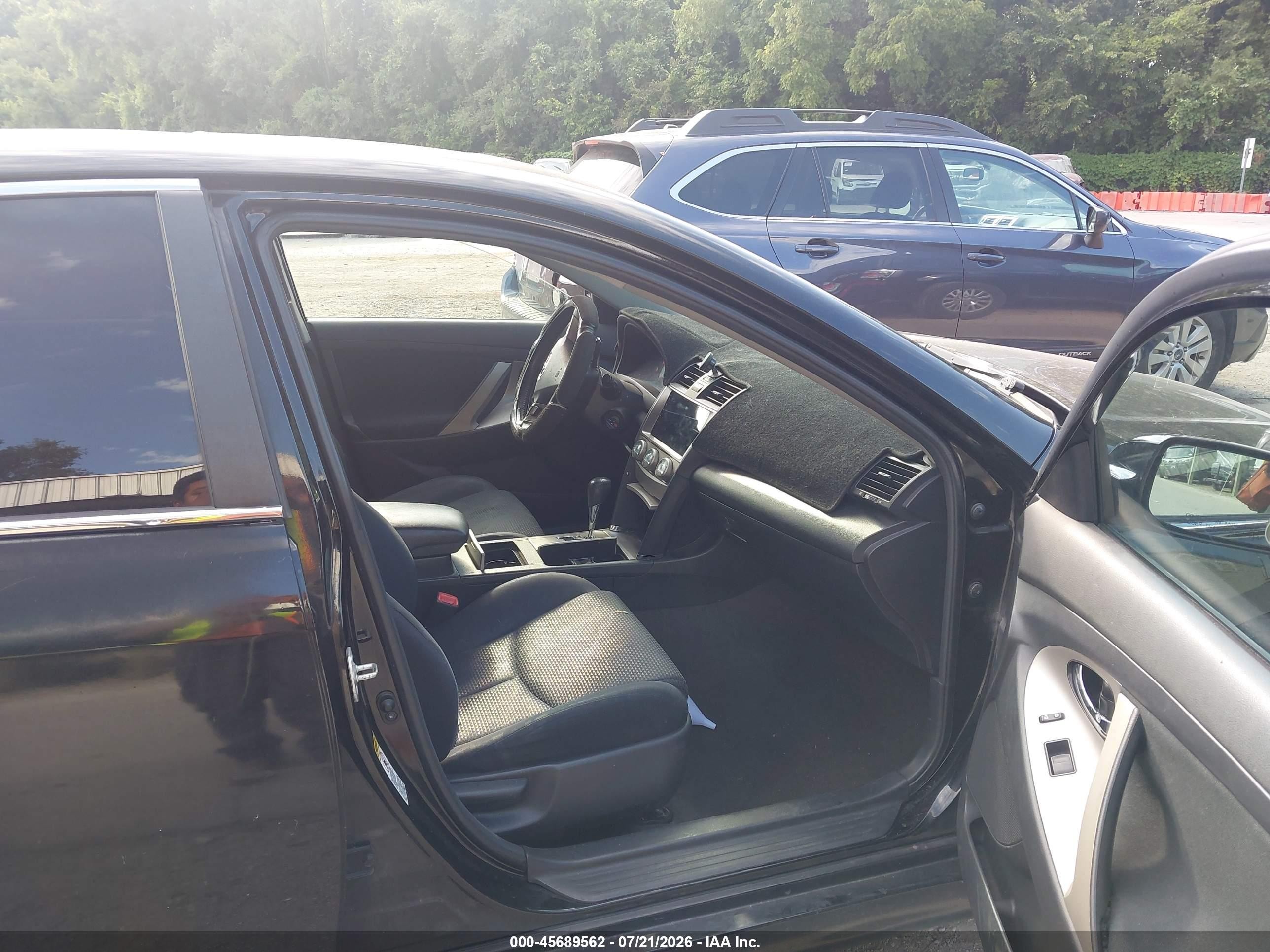 2007 Toyota Camry Se V6 Black vin: 4T1BK46K97U040014