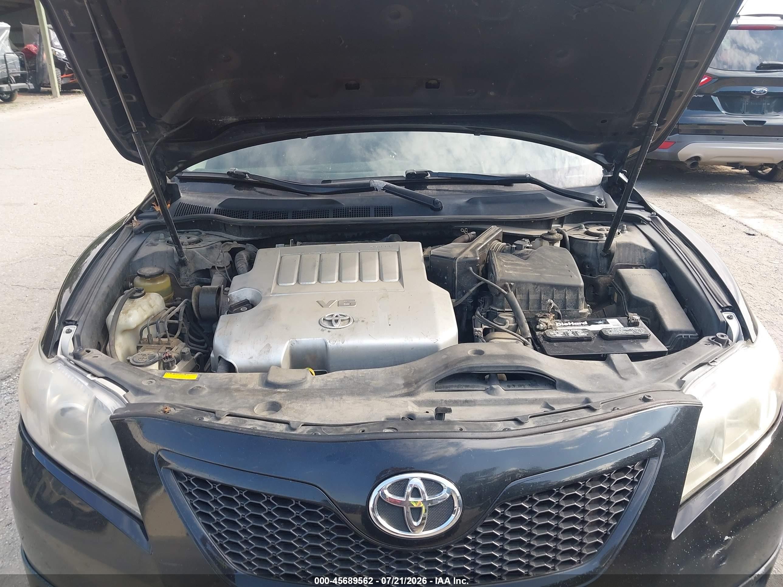 2007 Toyota Camry Se V6 Black vin: 4T1BK46K97U040014