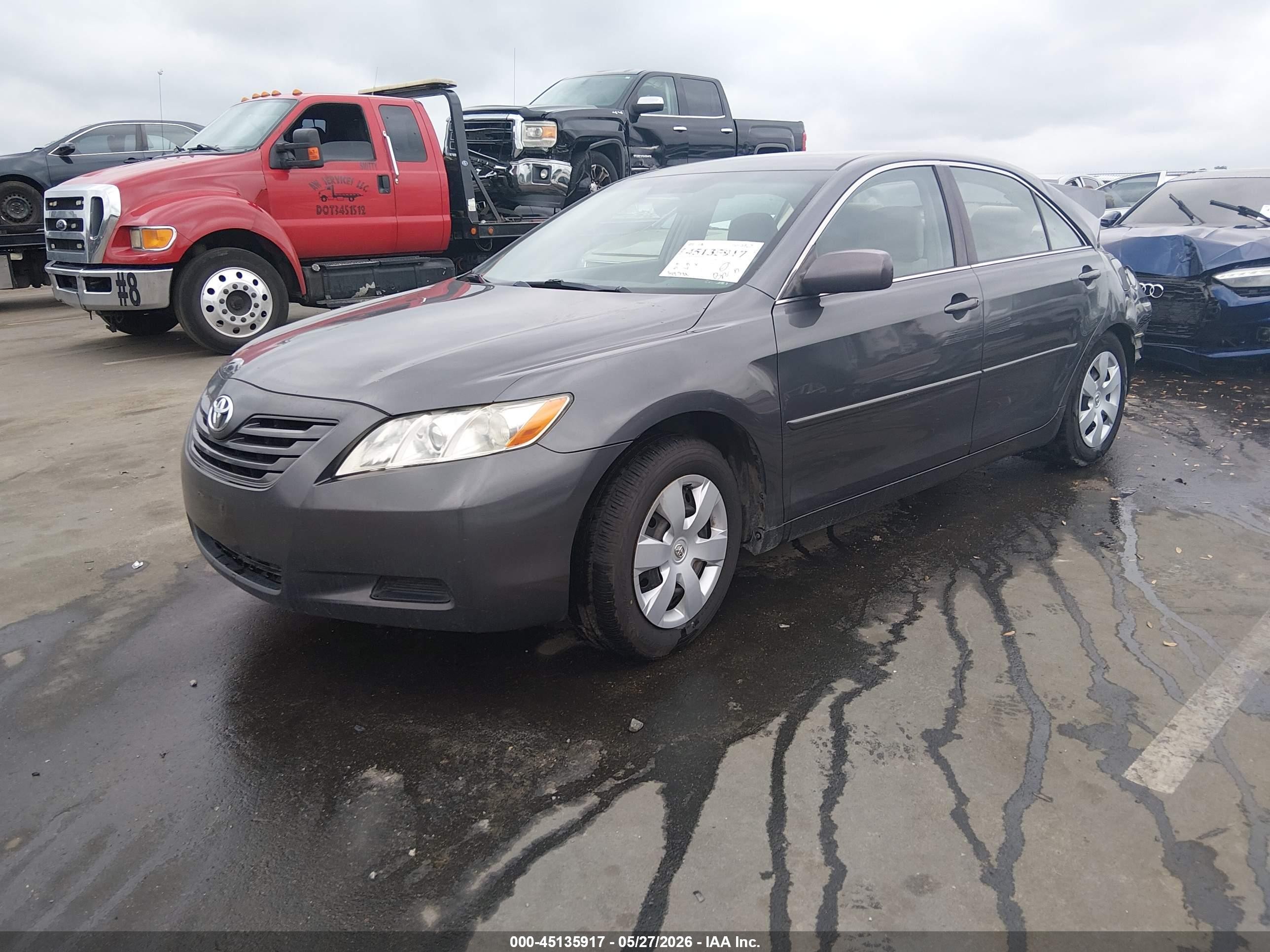 2007 Toyota Camry Le V6 Gray vin: 4T1BK46K97U054236