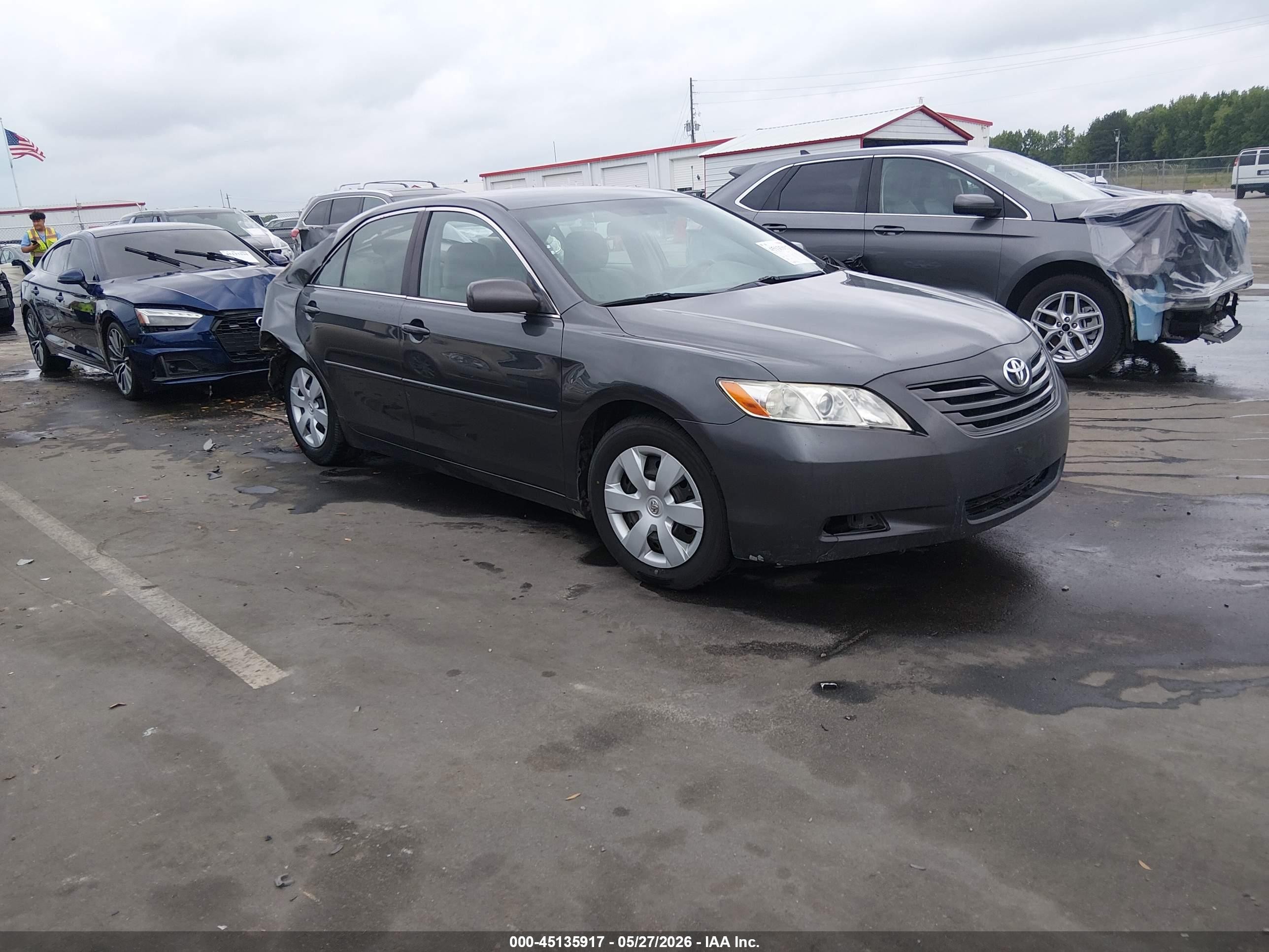 2007 Toyota Camry Le V6 Gray vin: 4T1BK46K97U054236