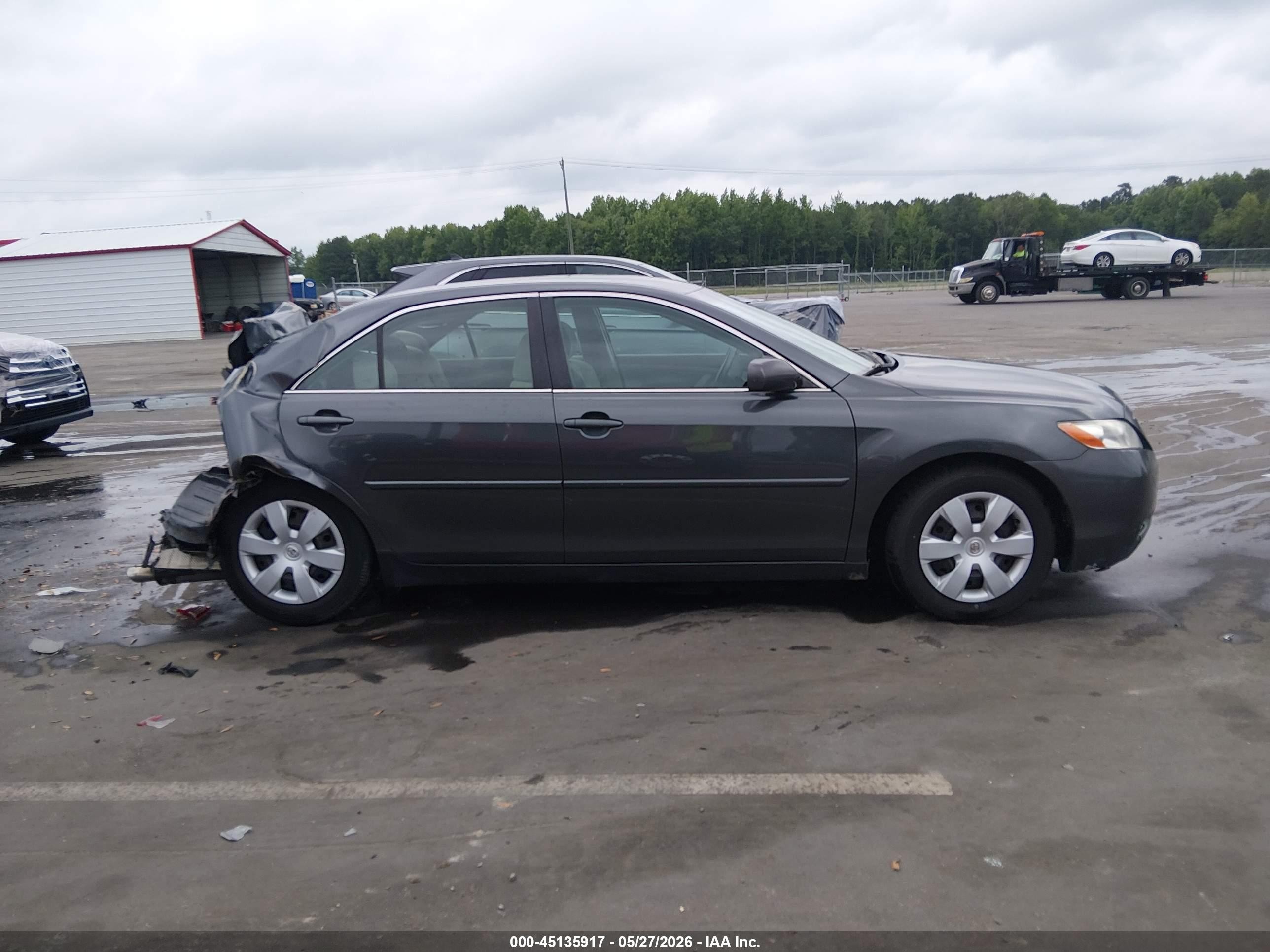 2007 Toyota Camry Le V6 Gray vin: 4T1BK46K97U054236