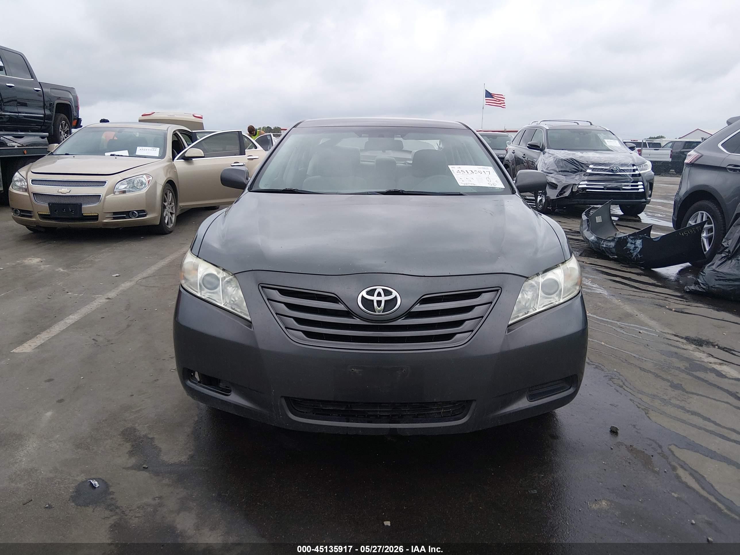 2007 Toyota Camry Le V6 Gray vin: 4T1BK46K97U054236