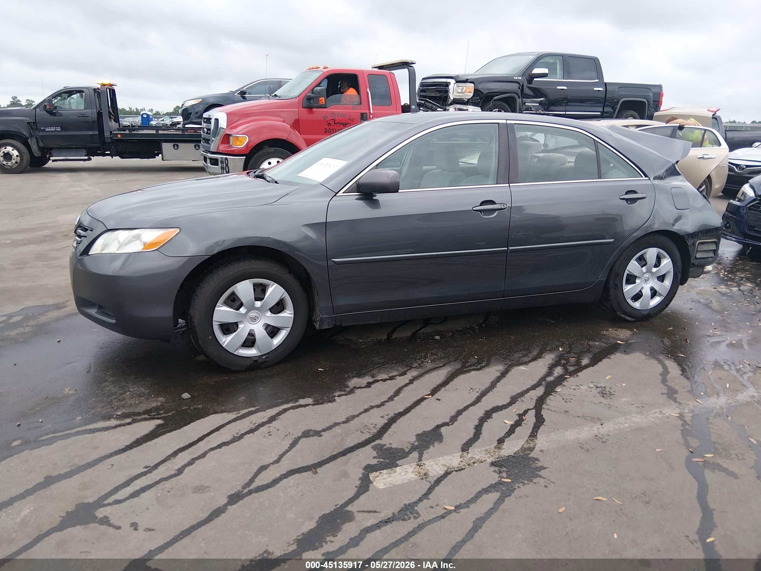 2007 Toyota Camry Le V6 Gray vin: 4T1BK46K97U054236