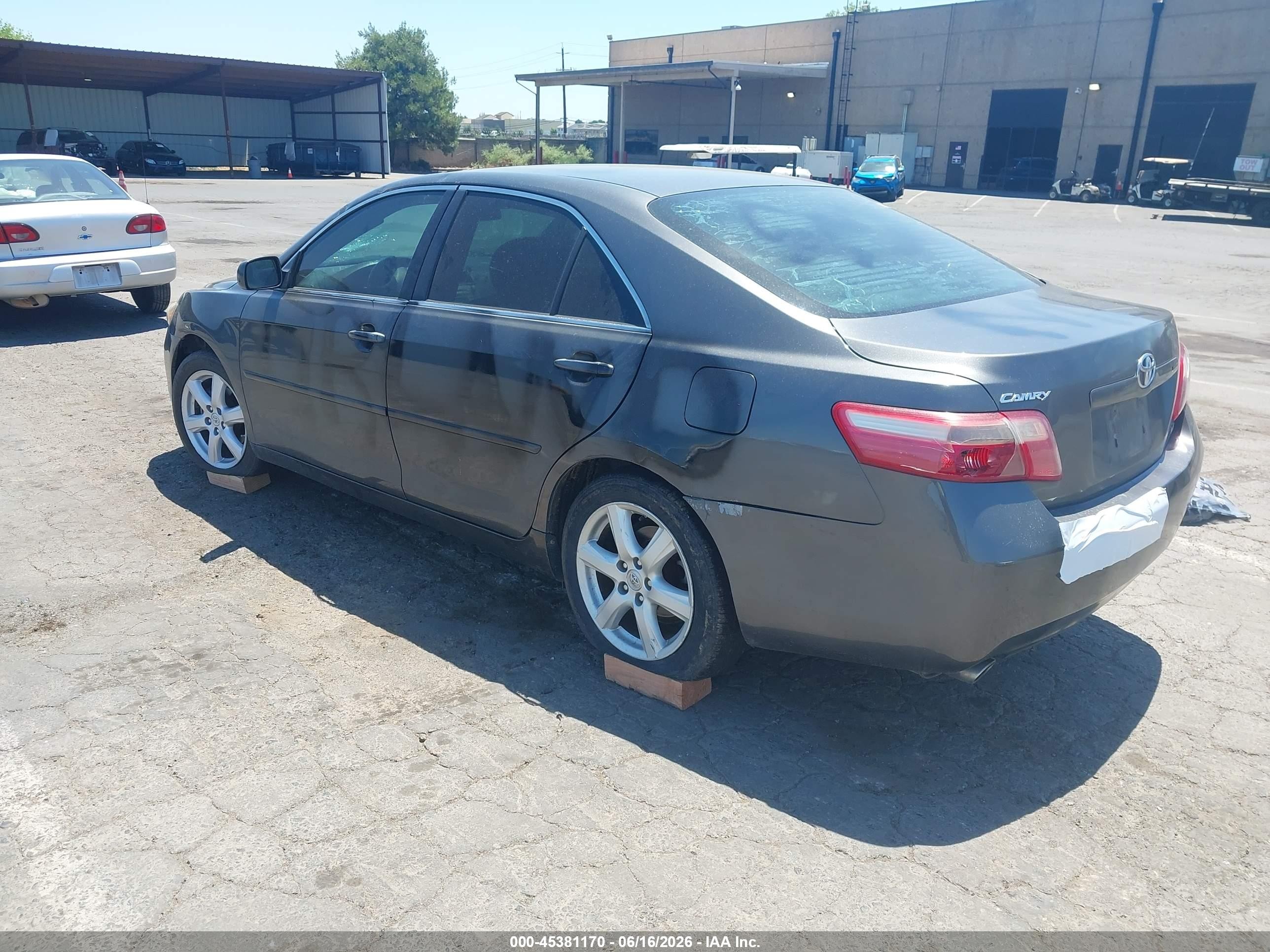 2007 Toyota Camry Le V6 Gray vin: 4T1BK46K97U508291