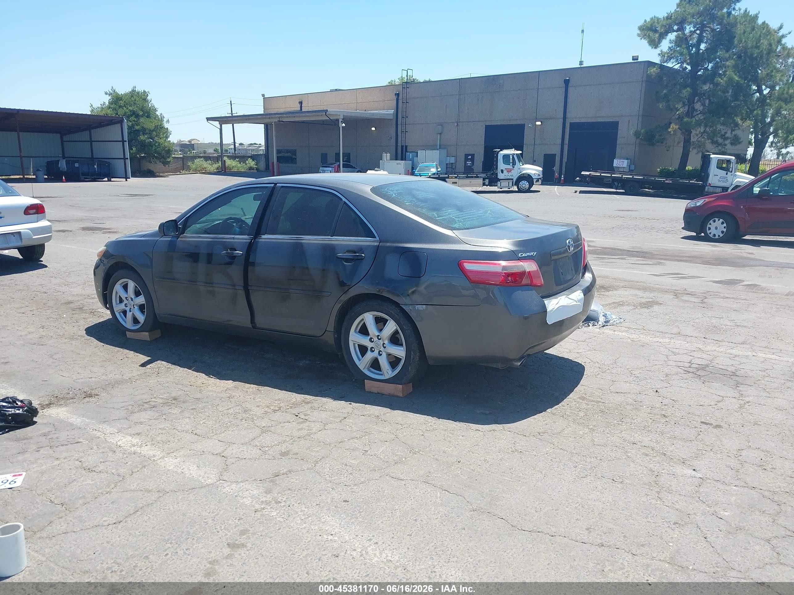 2007 Toyota Camry Le V6 Gray vin: 4T1BK46K97U508291