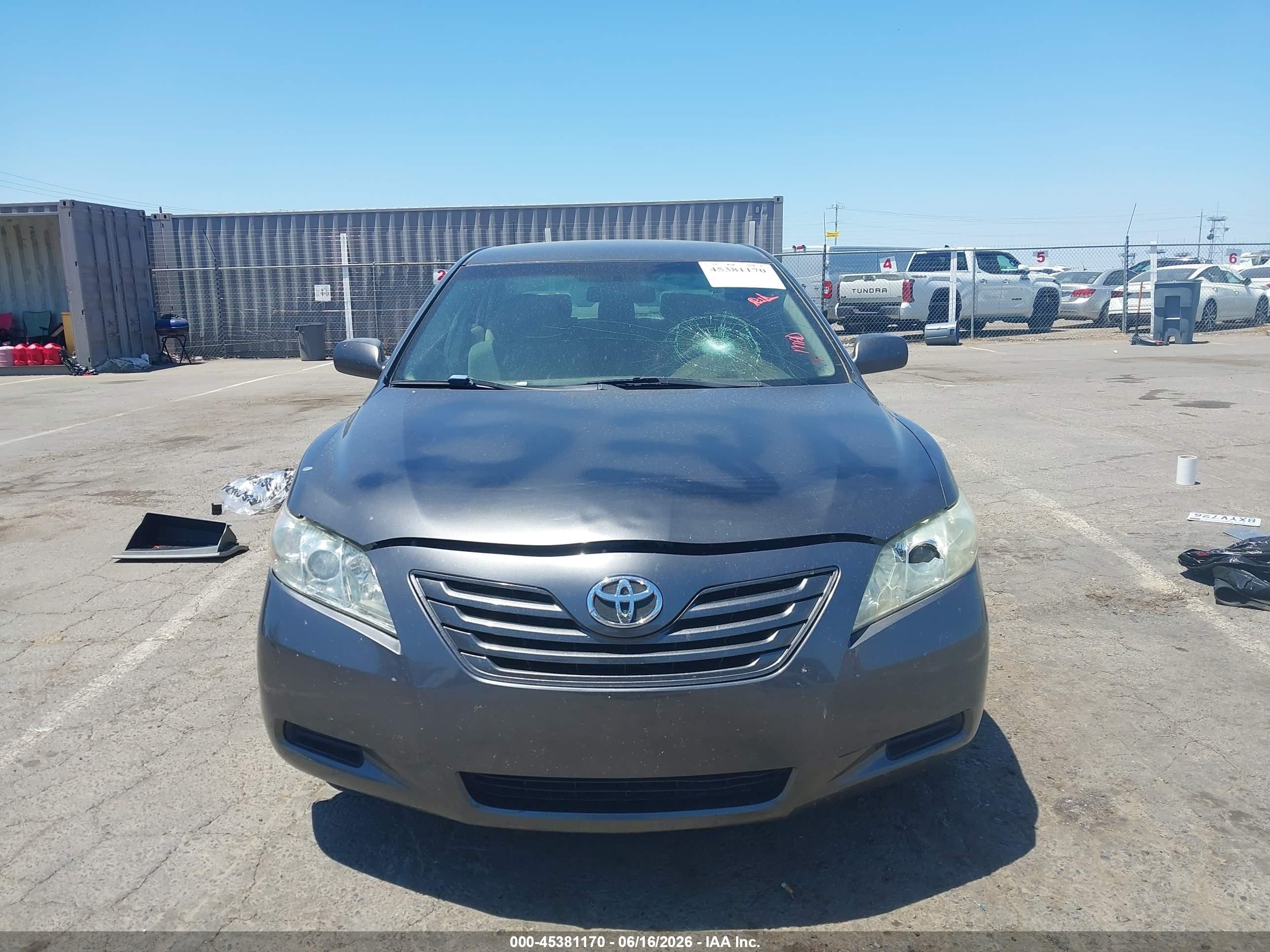 2007 Toyota Camry Le V6 Gray vin: 4T1BK46K97U508291