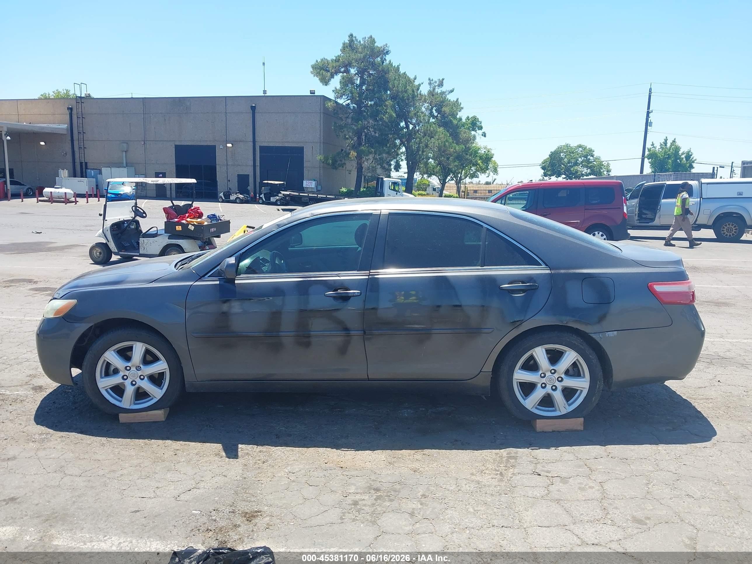 2007 Toyota Camry Le V6 Gray vin: 4T1BK46K97U508291