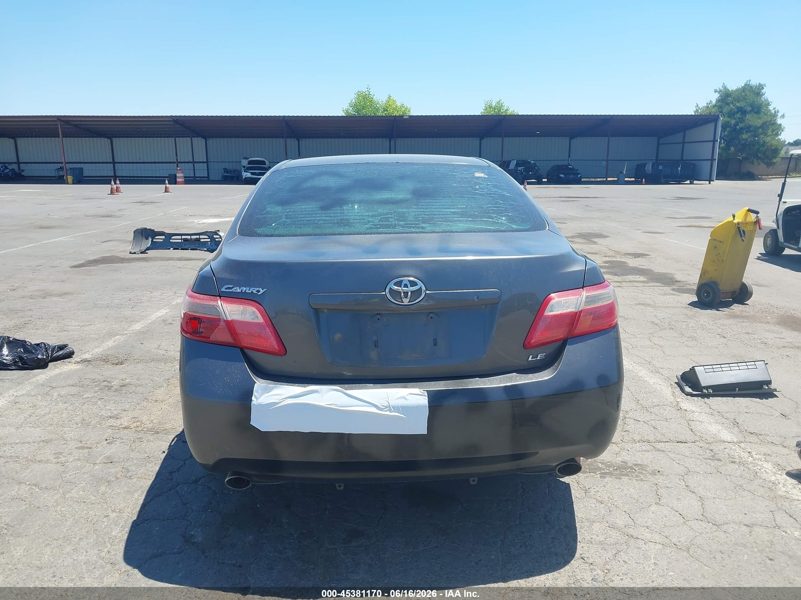 2007 Toyota Camry Le V6 Gray vin: 4T1BK46K97U508291