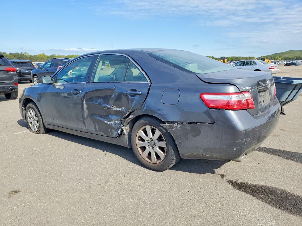 2007 Toyota Camry Xle V6 Gray vin: 4T1BK46K97U512275