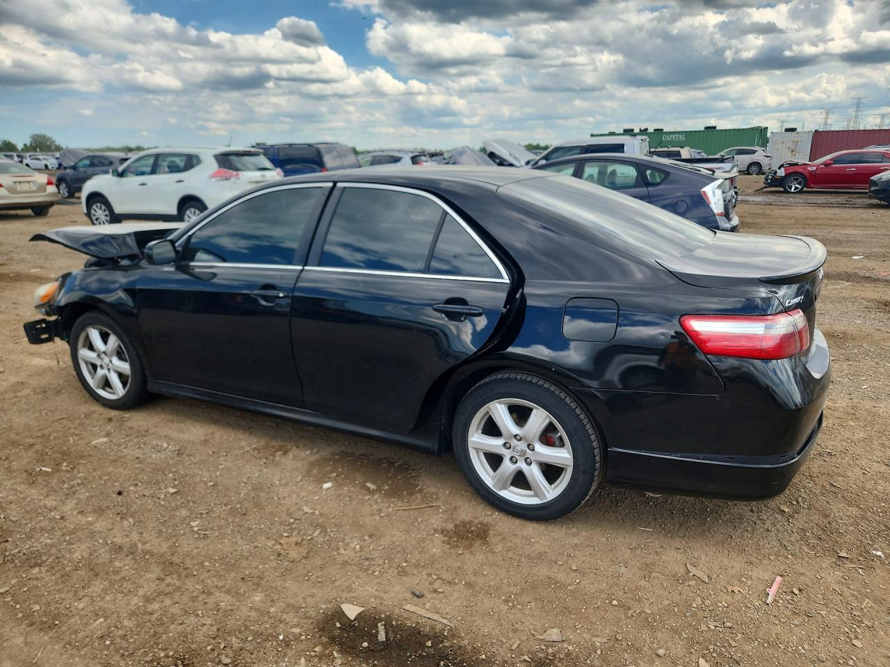 2007 Toyota Camry Se V6 Черный vin: 4T1BK46K97U515032