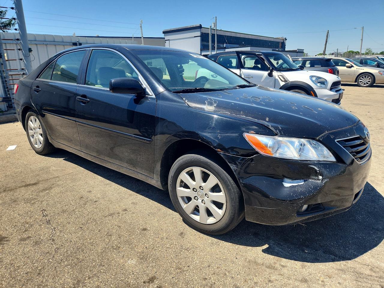 2007 Toyota Camry Xle V6 Black vin: 4T1BK46K97U518741