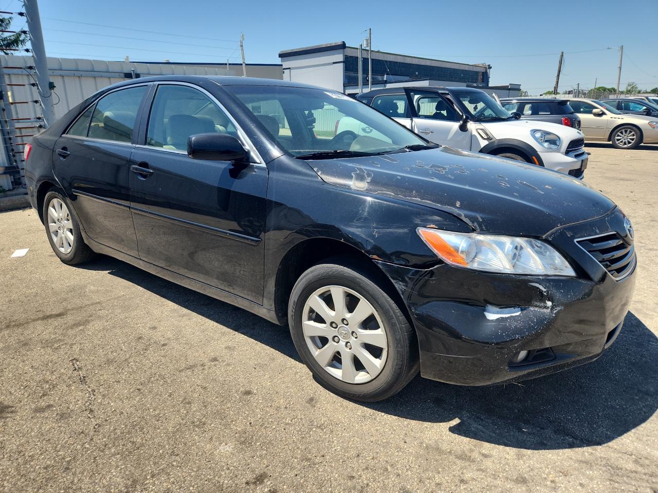 2007 Toyota Camry Xle V6 Black vin: 4T1BK46K97U518741 Damage: Hood, Dent(S) W/ Paint Dmg, > 12 Inches