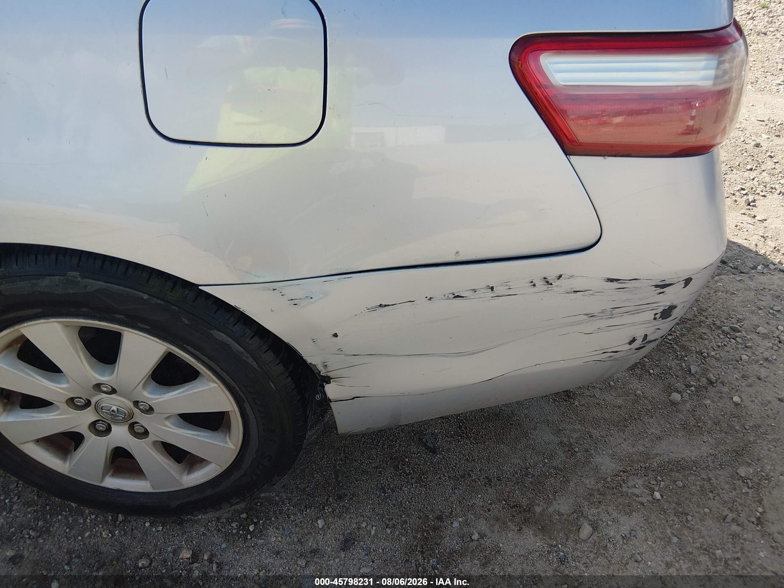 2007 Toyota Camry Xle V6 Серебряный vin: 4T1BK46K97U520957