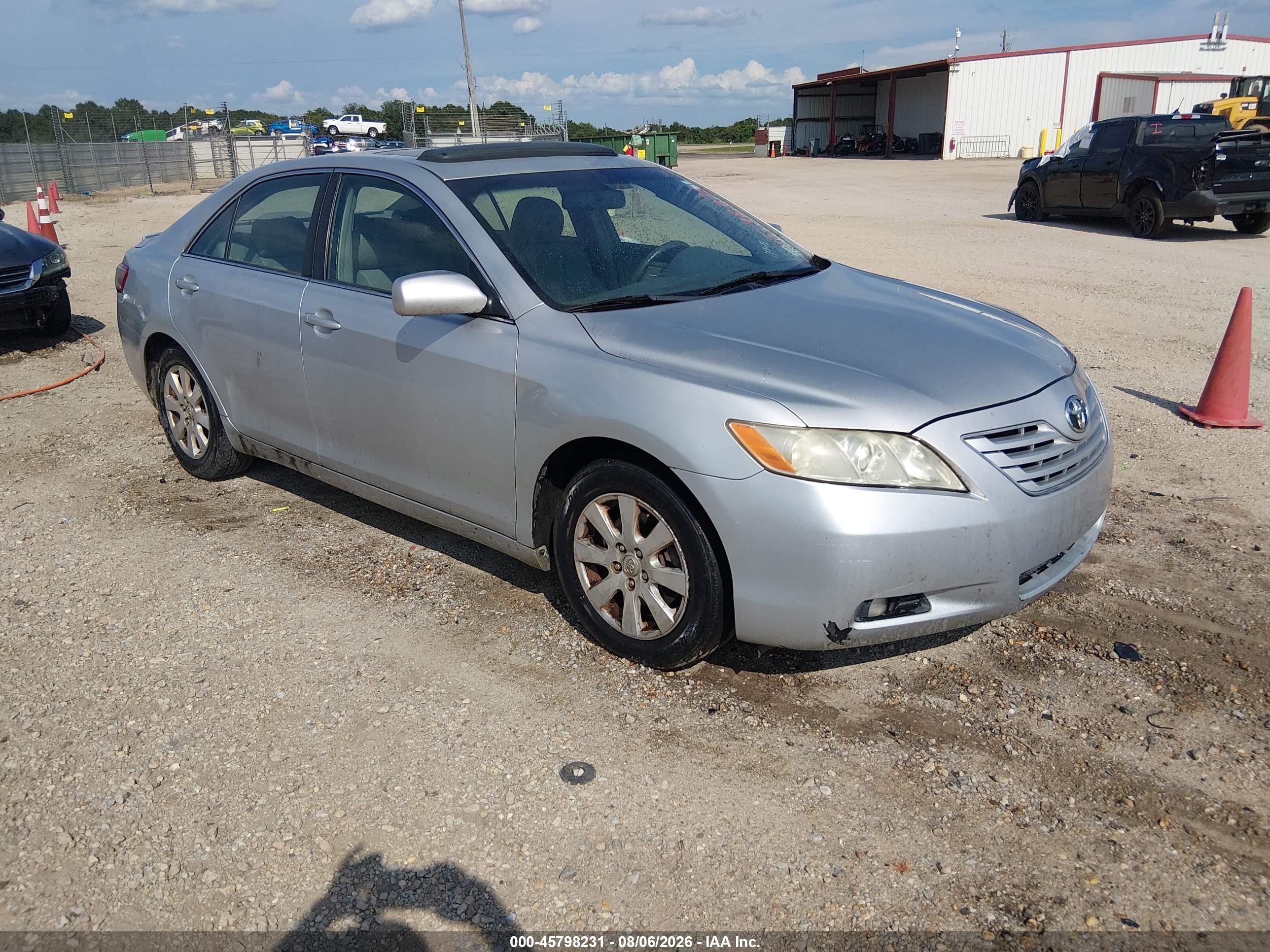 2007 Toyota Camry Xle V6 Silver vin: 4T1BK46K97U520957