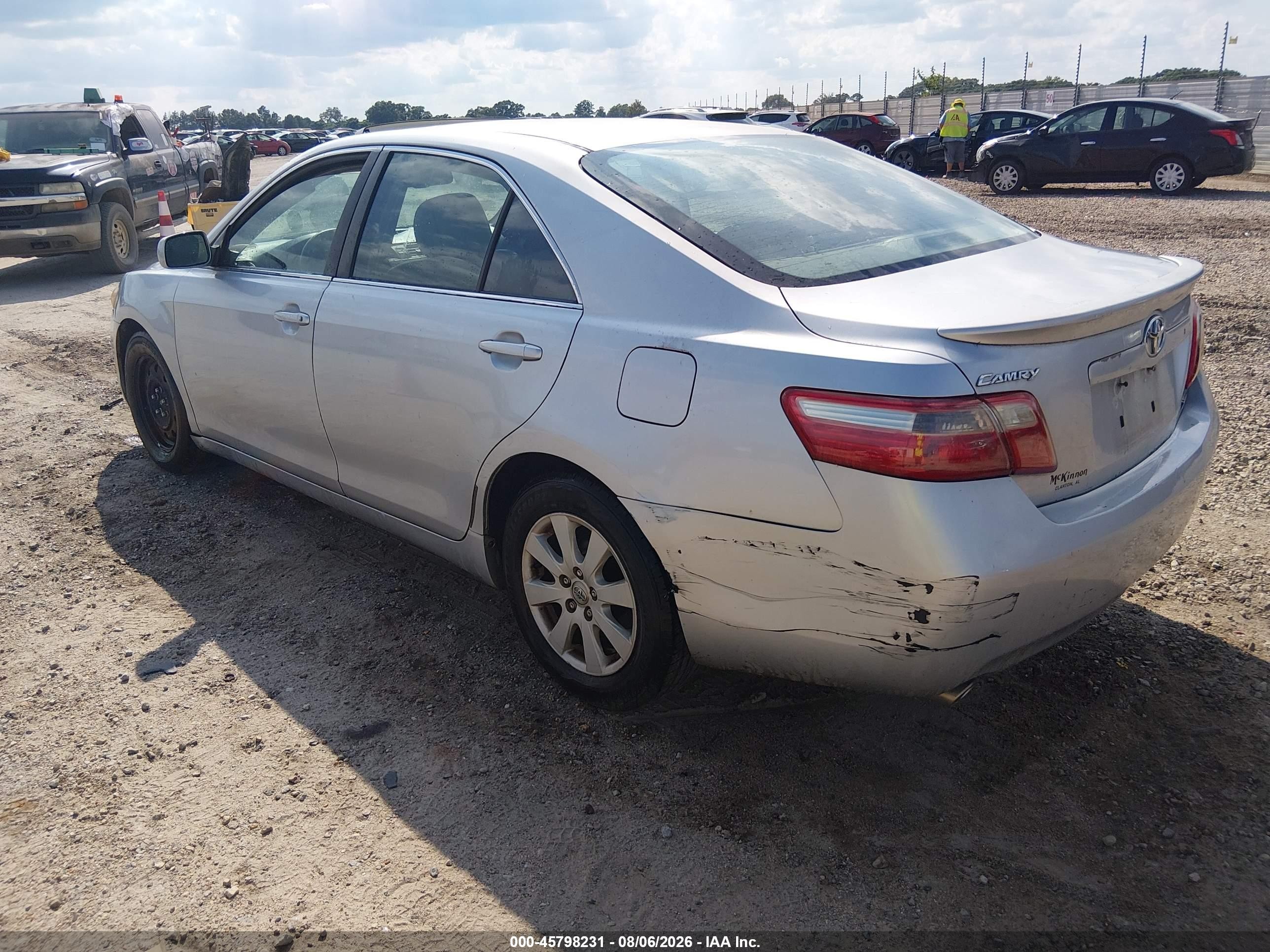 2007 Toyota Camry Xle V6 Серебряный vin: 4T1BK46K97U520957