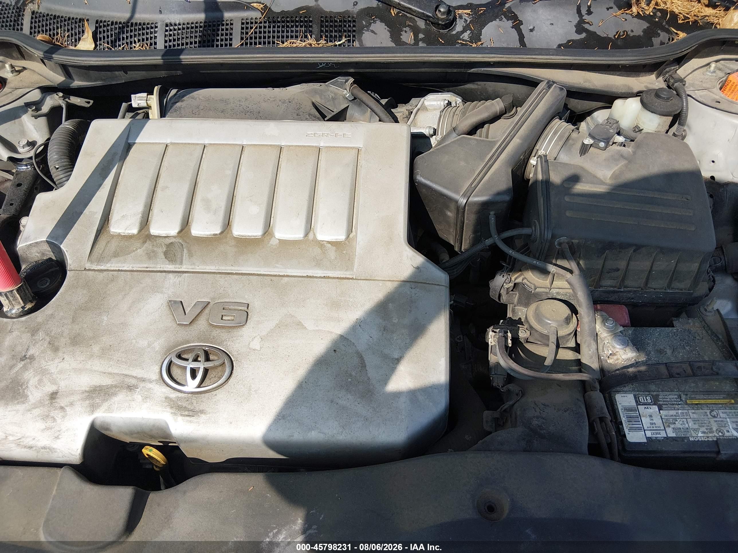 2007 Toyota Camry Xle V6 Серебряный vin: 4T1BK46K97U520957