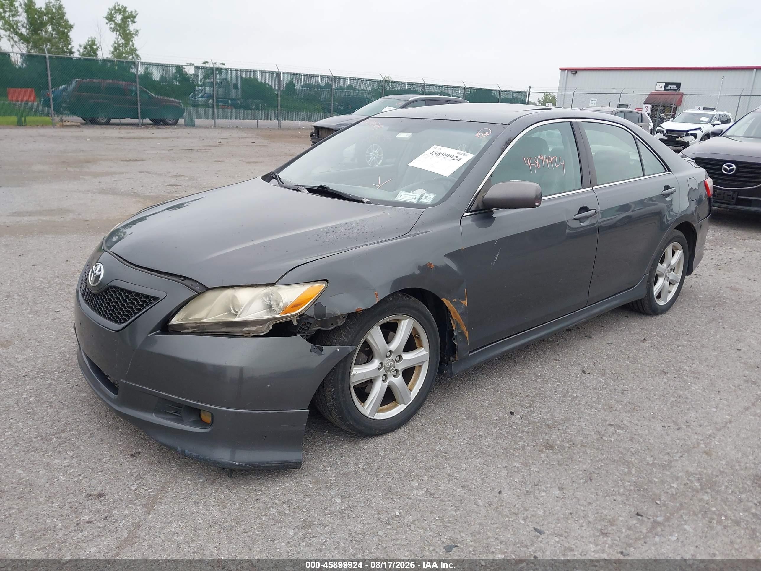2007 Toyota Camry Se V6 Серый vin: 4T1BK46K97U533854