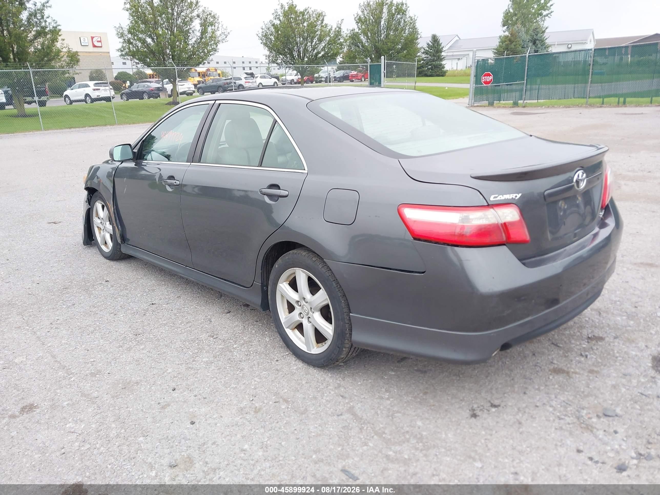 2007 Toyota Camry Se V6 Серый vin: 4T1BK46K97U533854
