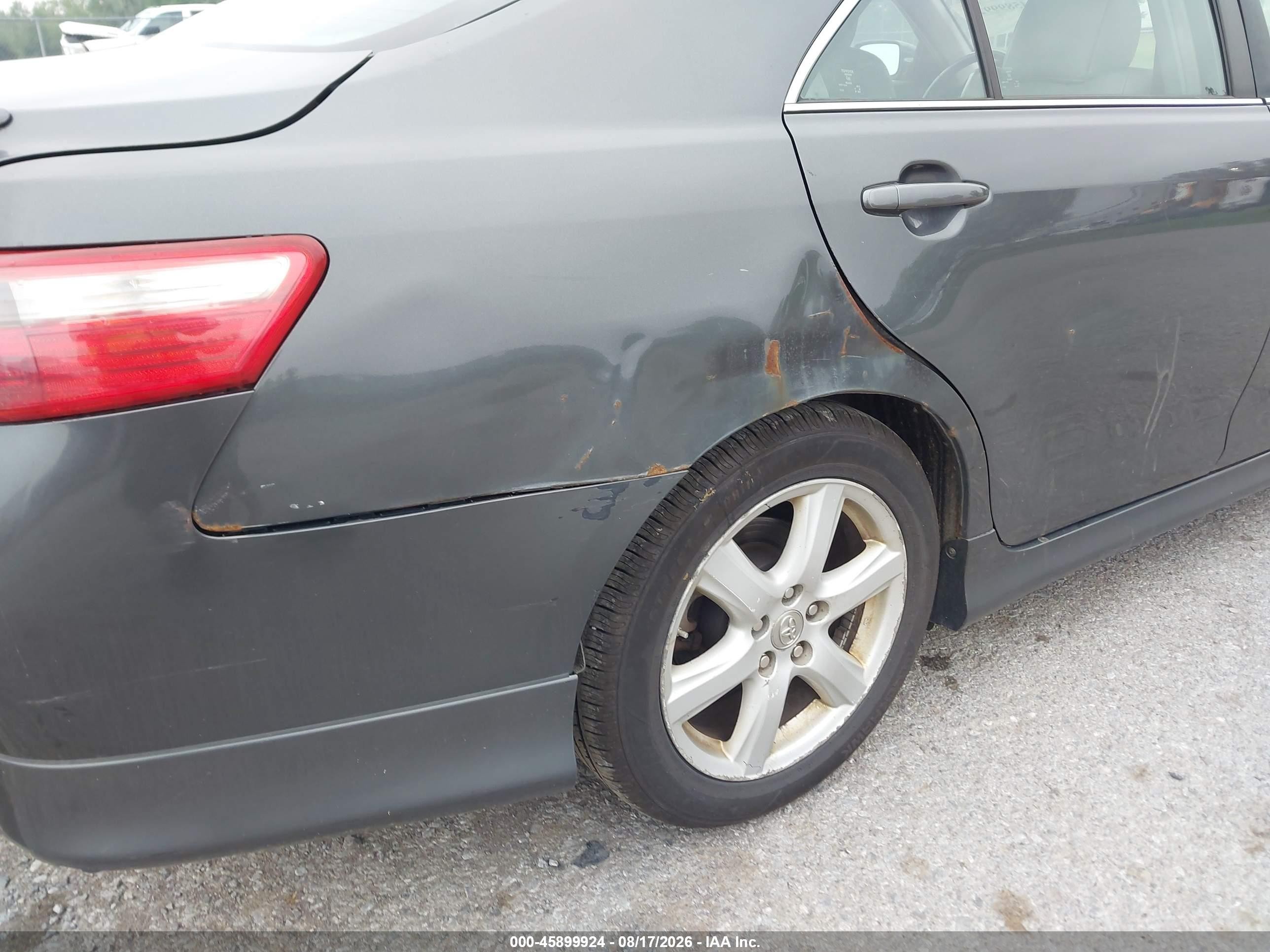 2007 Toyota Camry Se V6 Серый vin: 4T1BK46K97U533854