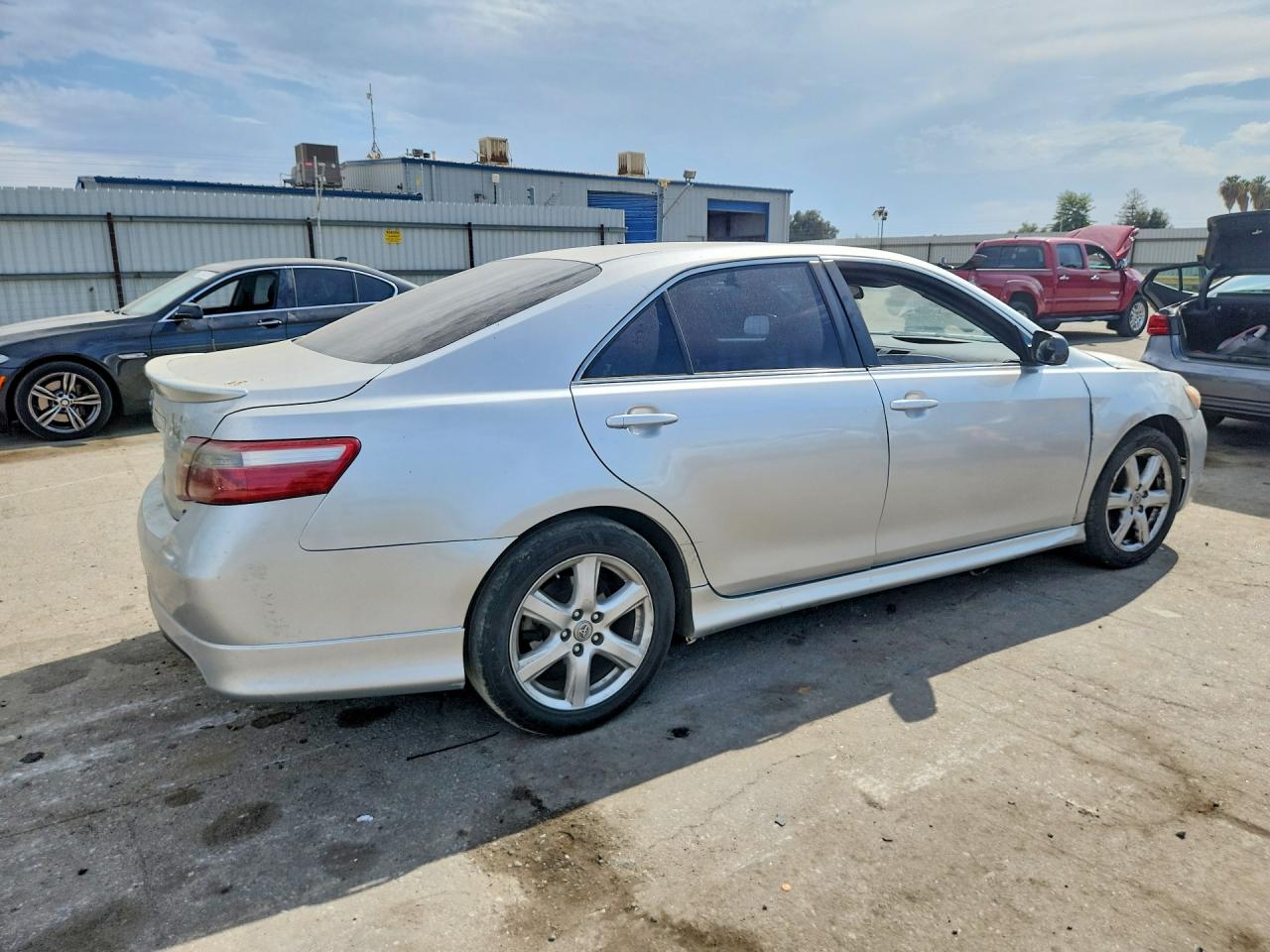 2007 Toyota Camry Se V6 Silver vin: 4T1BK46K97U534020