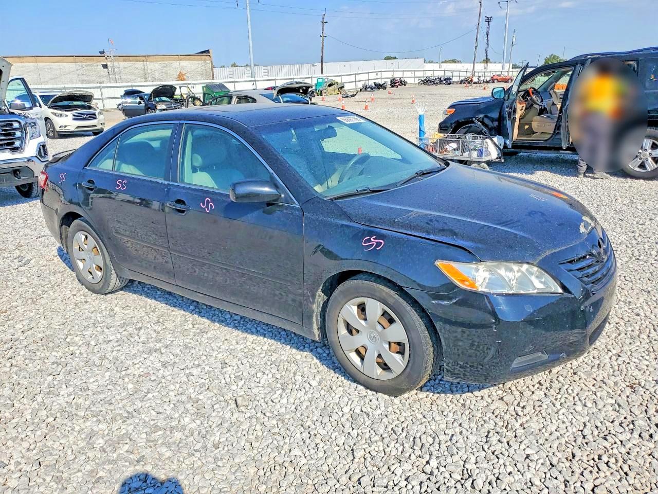 2007 Toyota Camry Le V6 Черный vin: 4T1BK46K97U535670