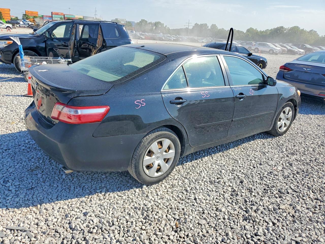 2007 Toyota Camry Le V6 Черный vin: 4T1BK46K97U535670