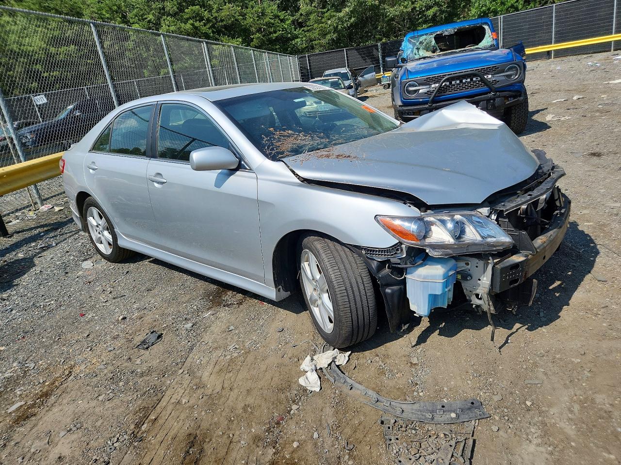 2007 Toyota Camry Se V6 Silver vin: 4T1BK46K97U553831