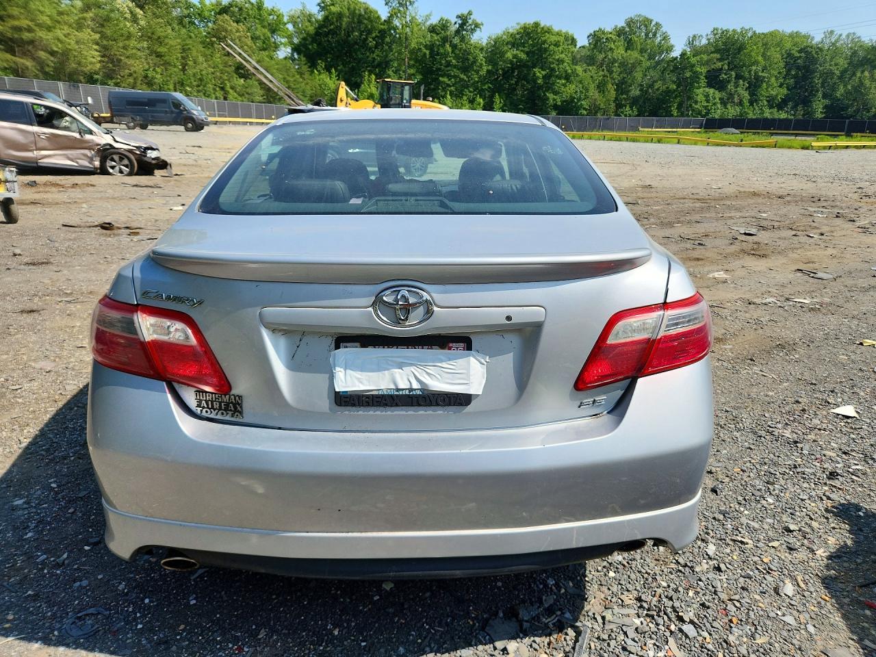 2007 Toyota Camry Se V6 Silver vin: 4T1BK46K97U553831