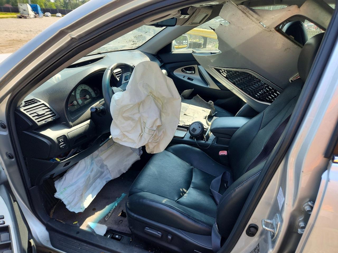 2007 Toyota Camry Se V6 Silver vin: 4T1BK46K97U553831