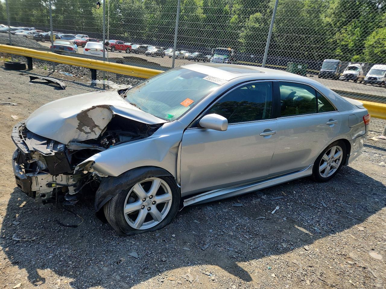 2007 Toyota Camry Se V6 Silver vin: 4T1BK46K97U553831