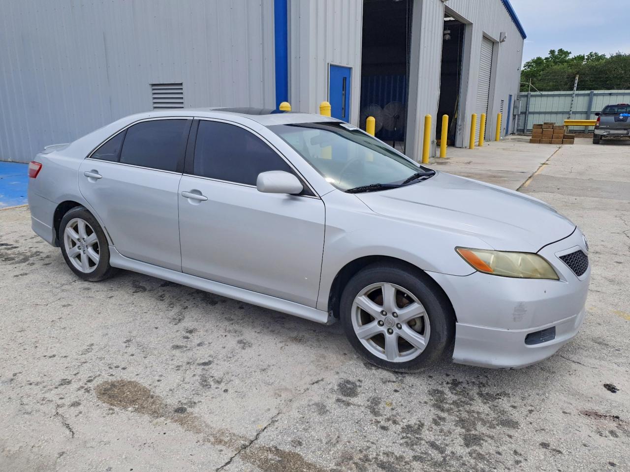 2007 Toyota Camry Se V6 Silver vin: 4T1BK46K97U556535