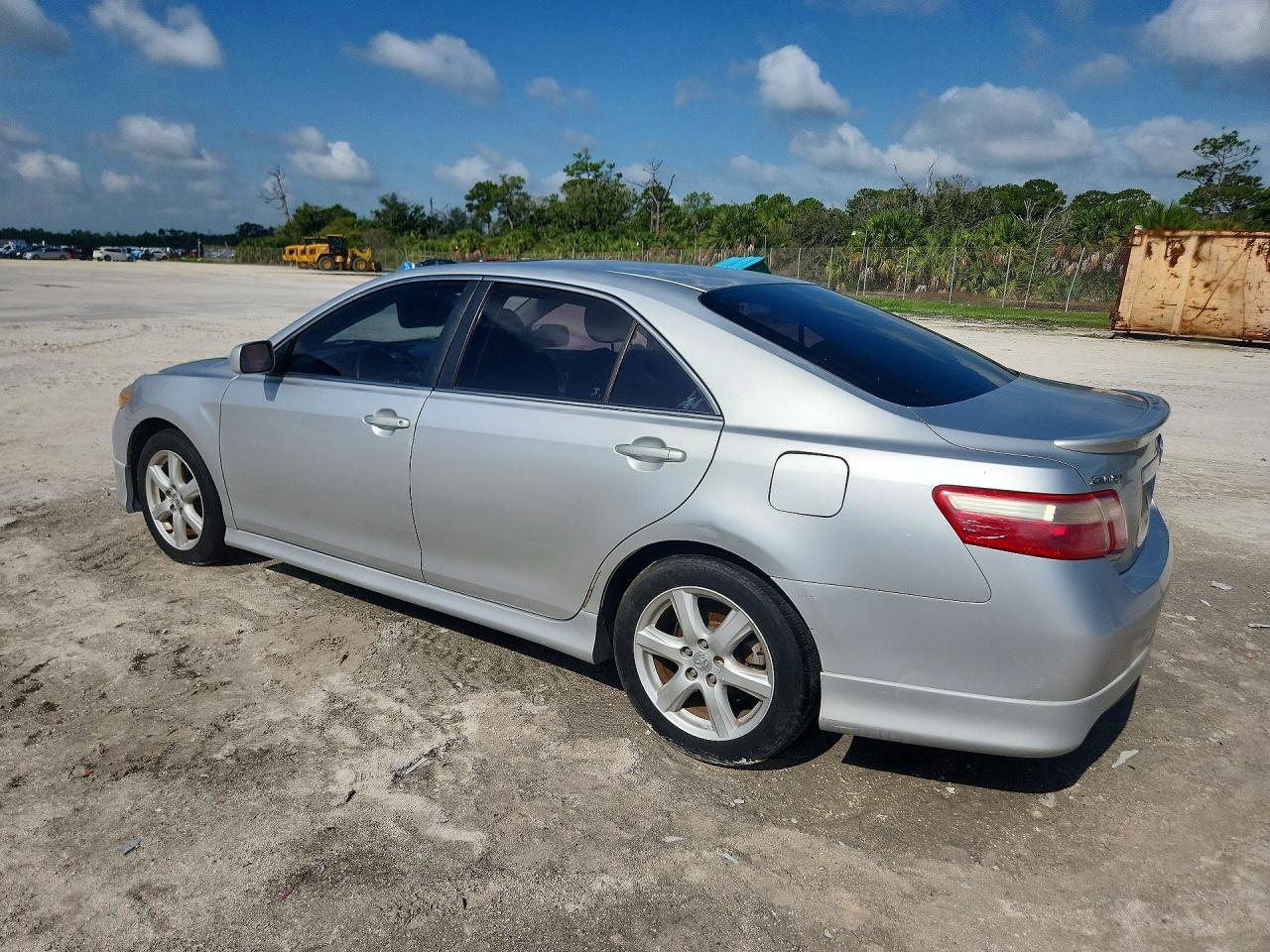 2007 Toyota Camry Se V6 Silver vin: 4T1BK46K97U556535