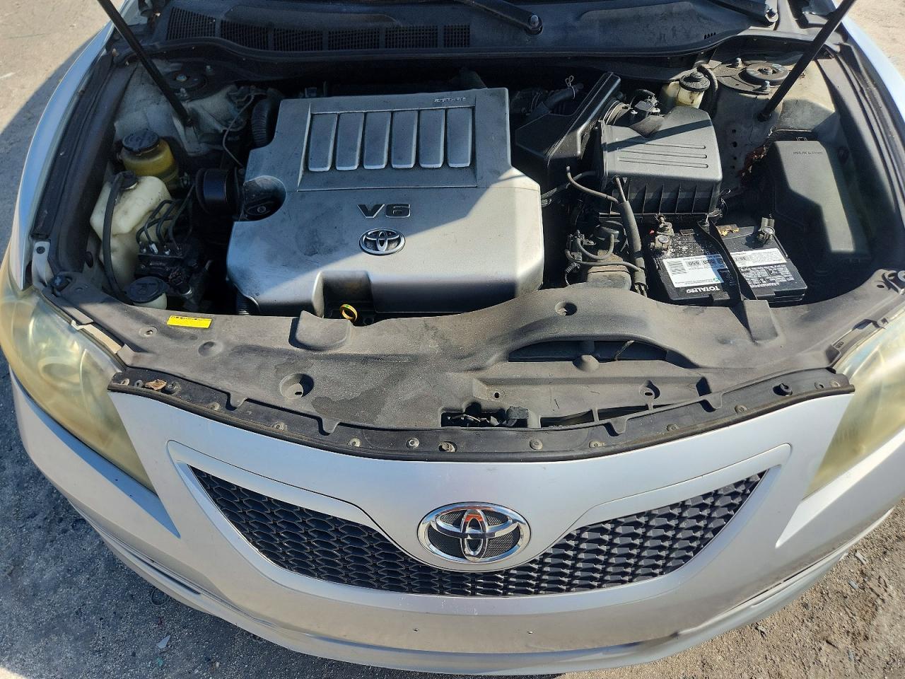 2007 Toyota Camry Se V6 Silver vin: 4T1BK46K97U556535