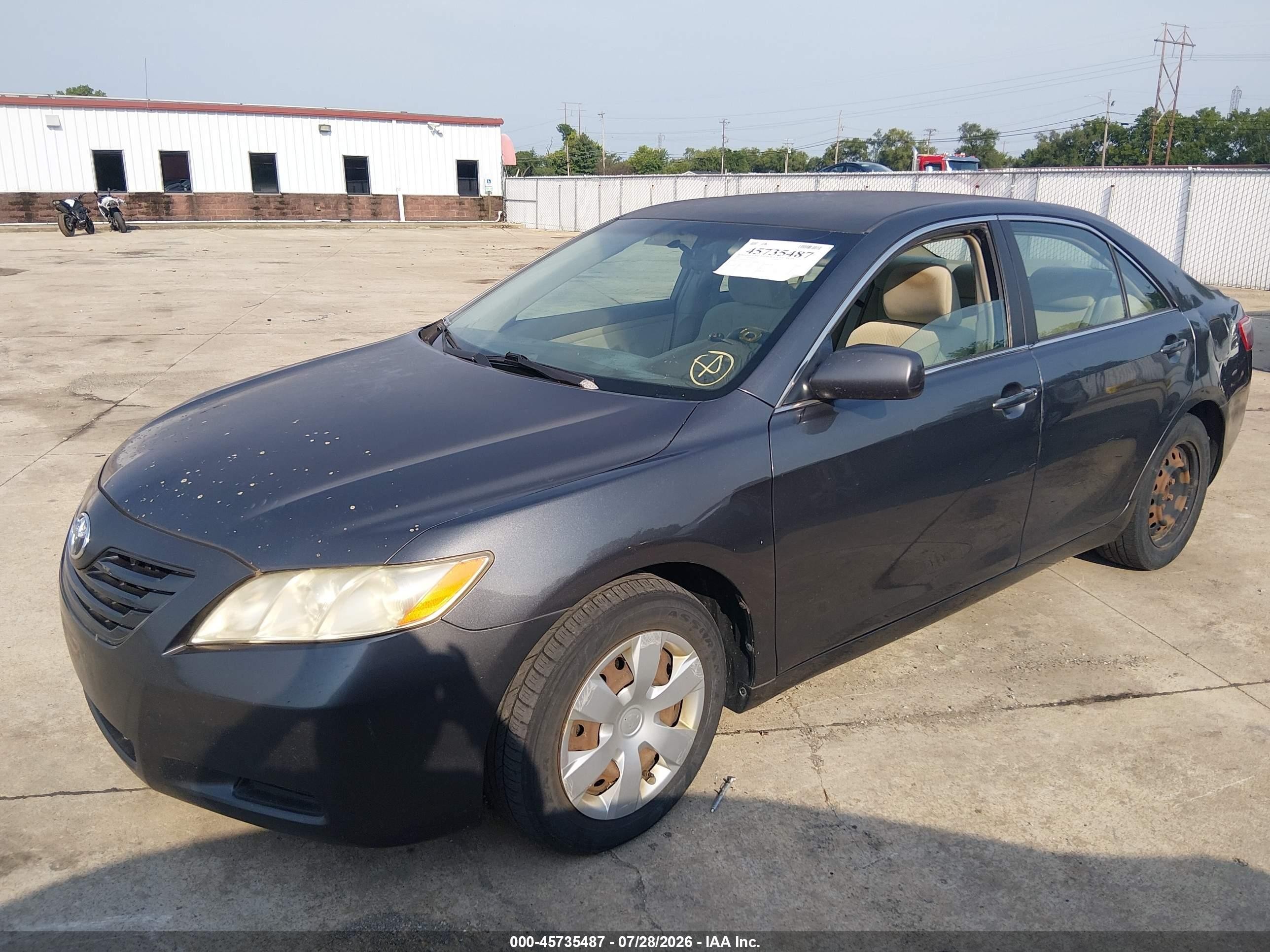 2007 Toyota Camry Le V6 Beige vin: 4T1BK46K97U556566