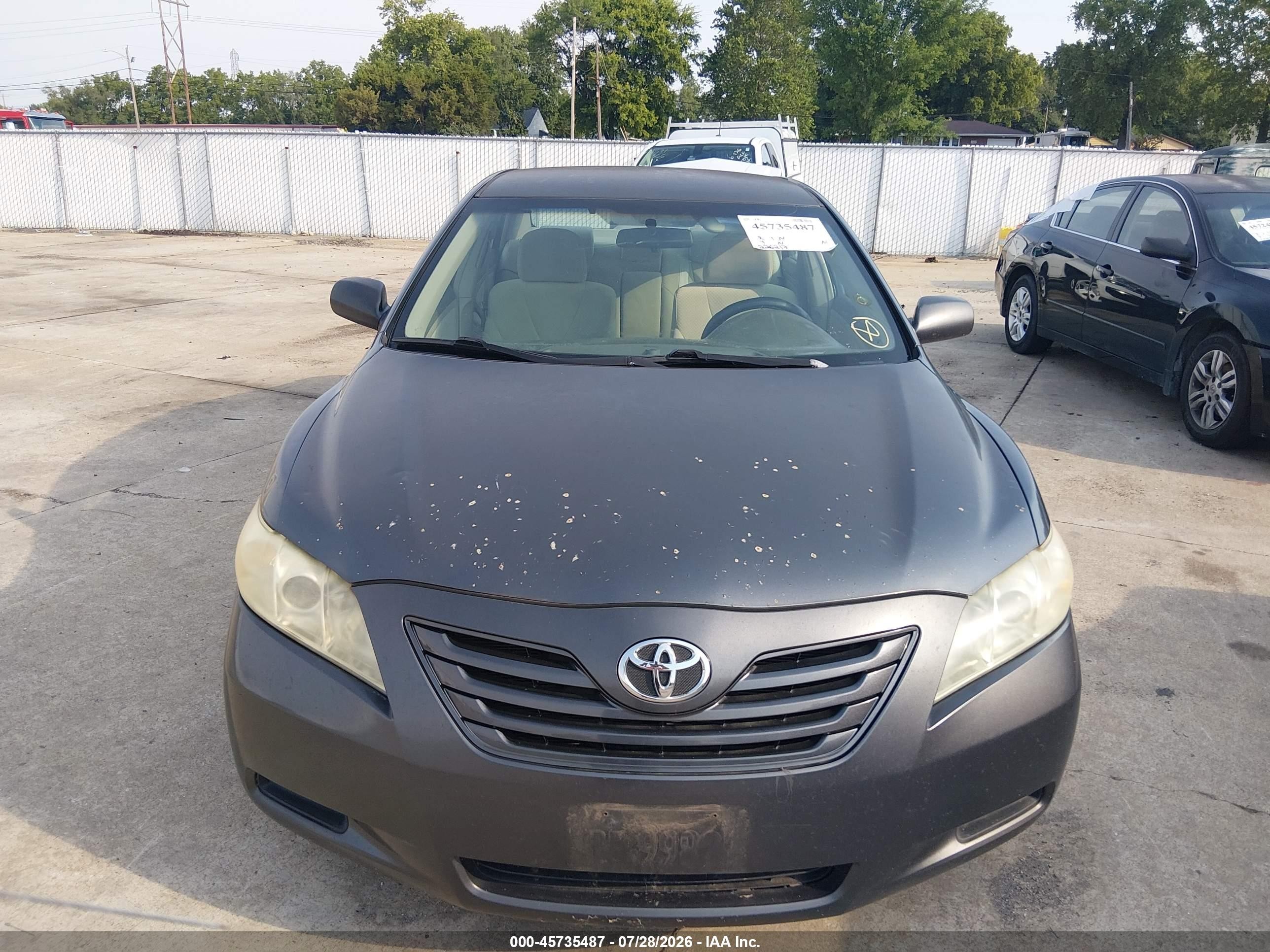 2007 Toyota Camry Le V6 Beige vin: 4T1BK46K97U556566