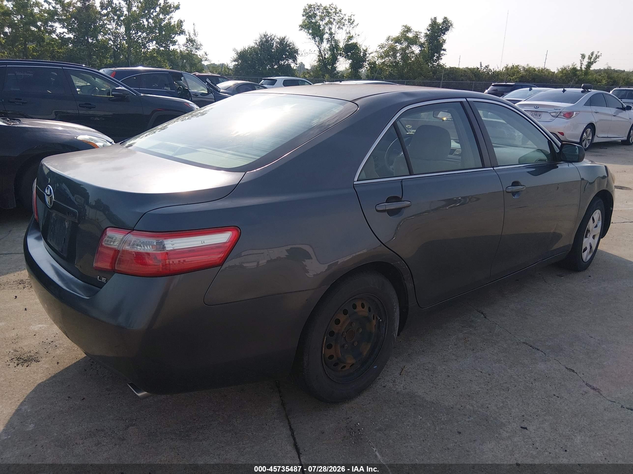 2007 Toyota Camry Le V6 Beige vin: 4T1BK46K97U556566