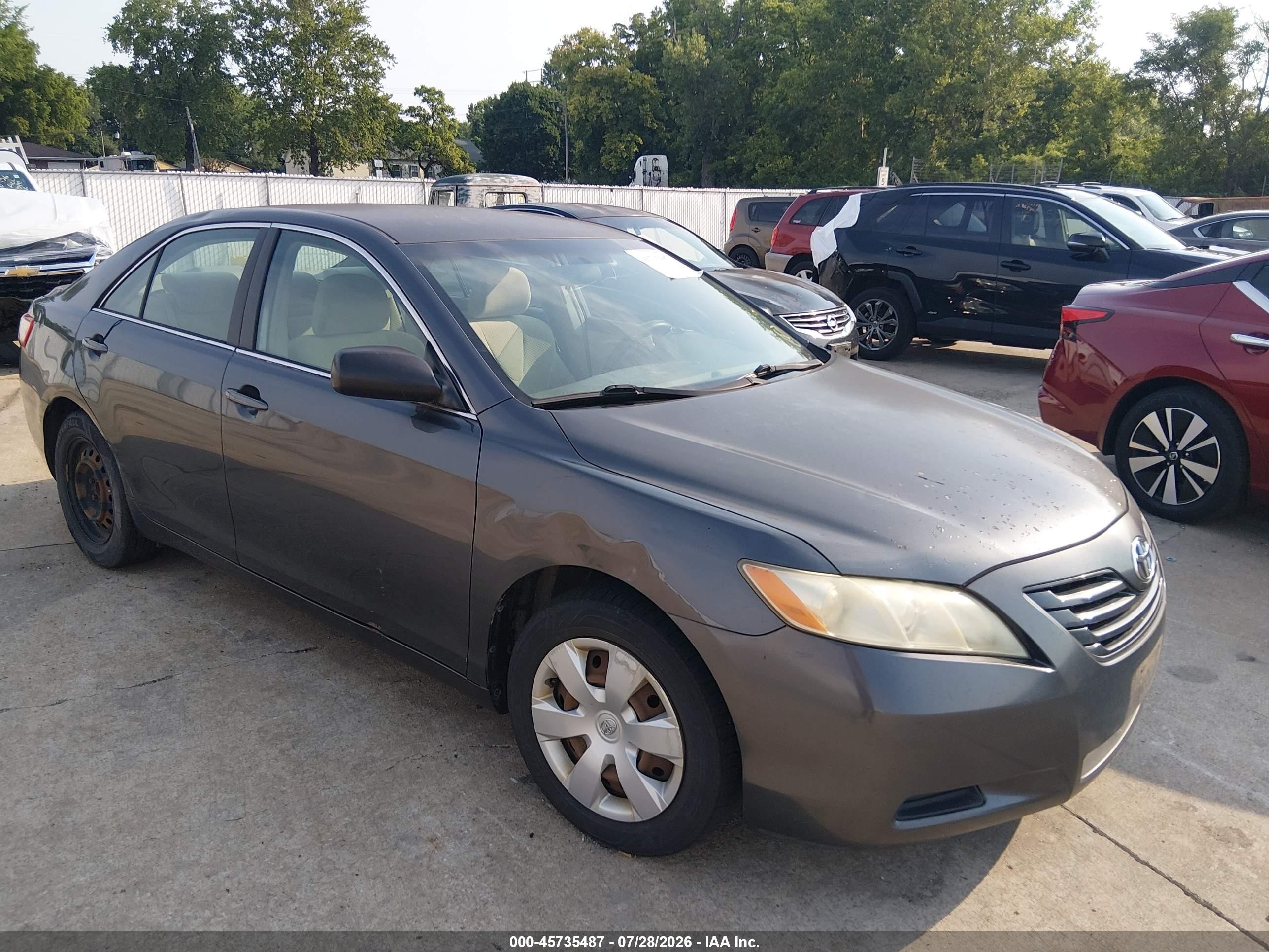 2007 Toyota Camry Le V6 Бежевый vin: 4T1BK46K97U556566