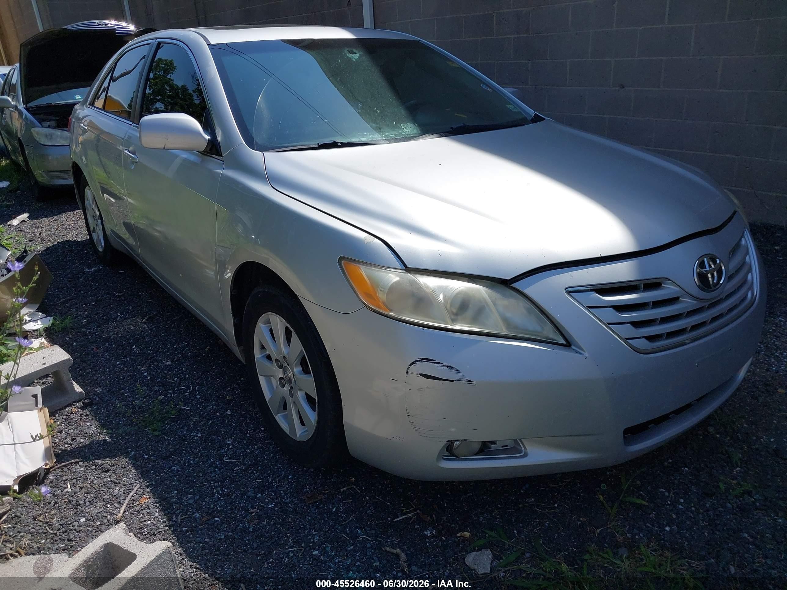 2008 Toyota Camry Xle V6 Silver vin: 4T1BK46K98U054609