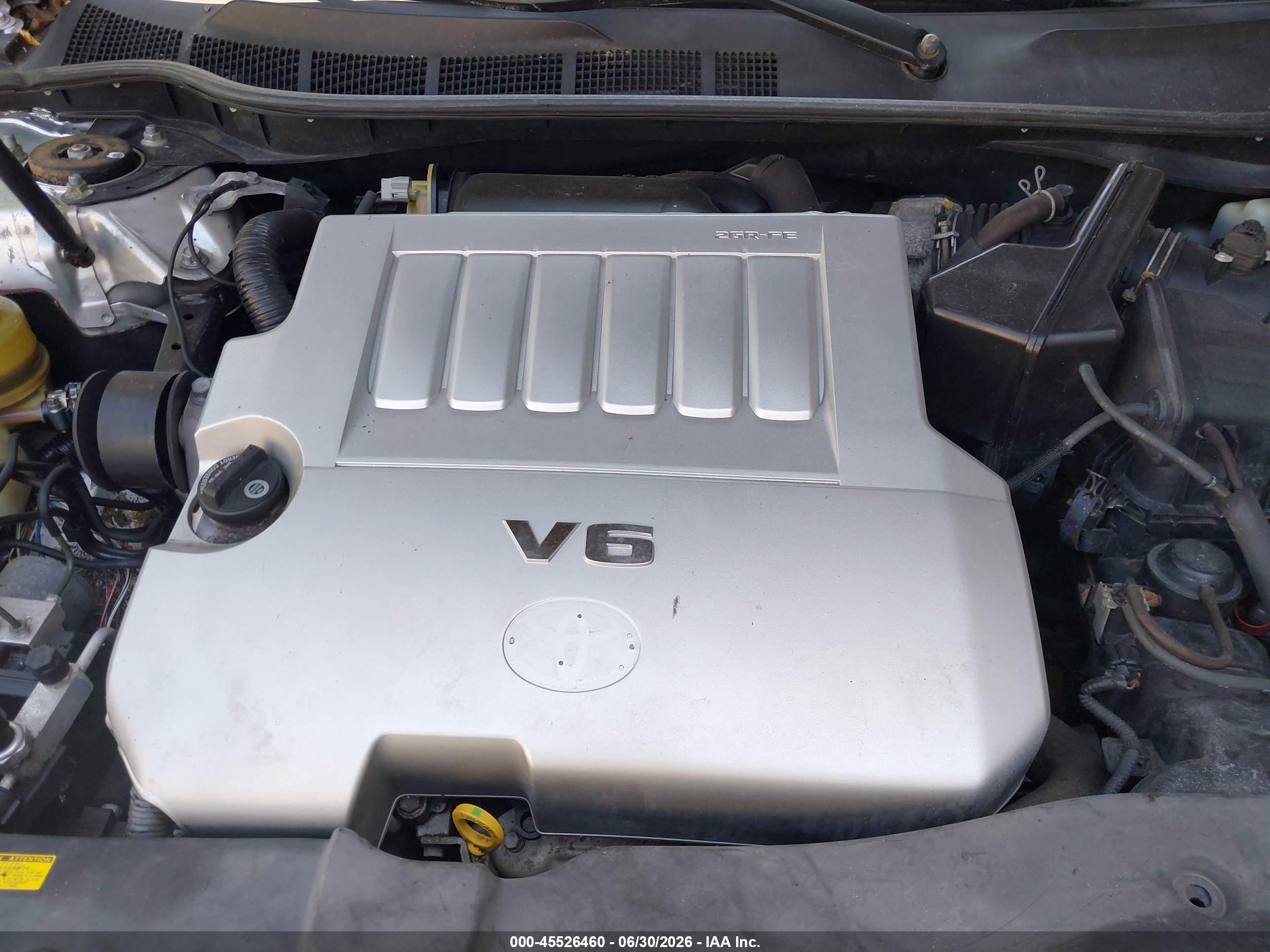 2008 Toyota Camry Xle V6 Silver vin: 4T1BK46K98U054609