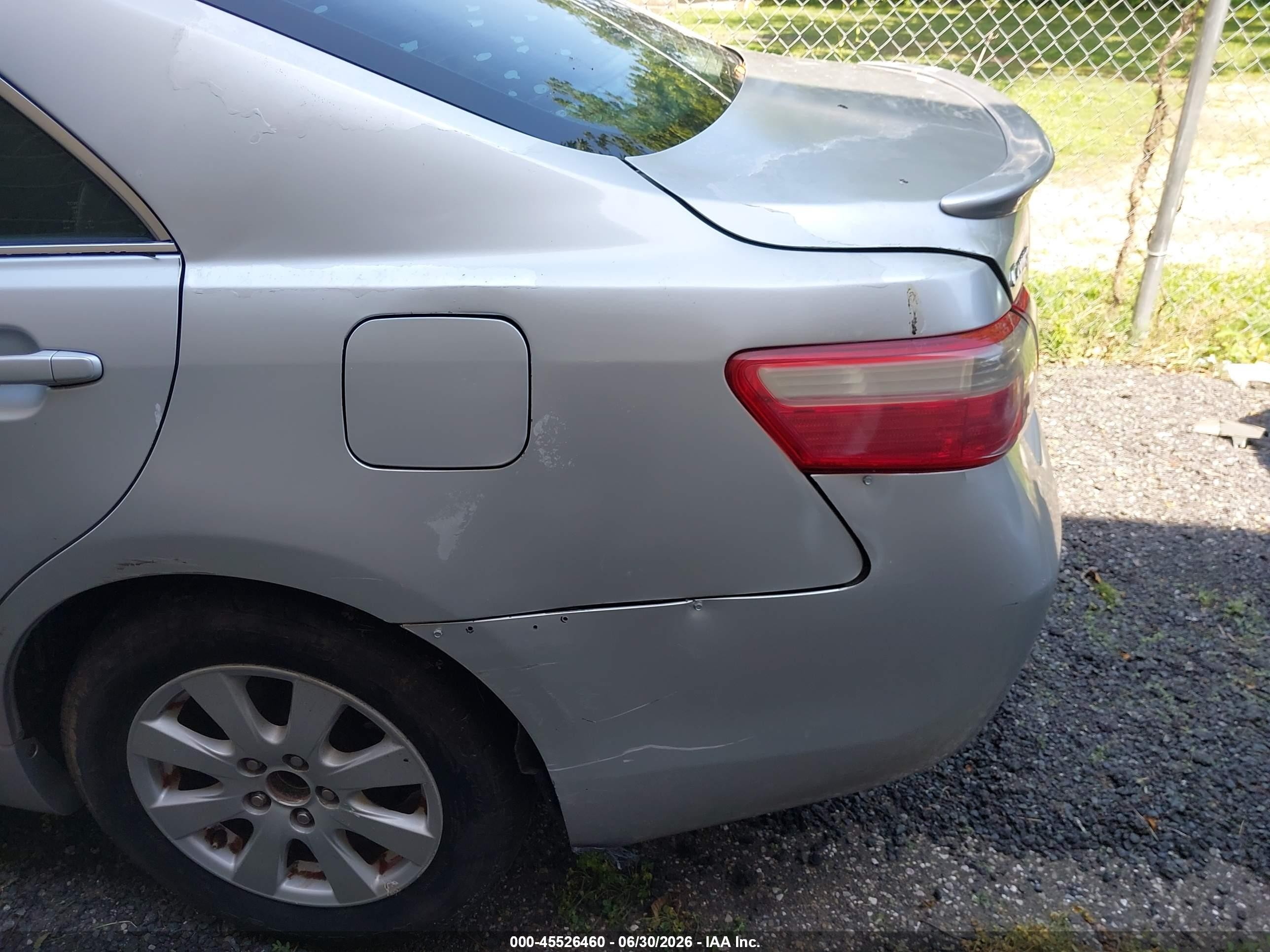 2008 Toyota Camry Xle V6 Silver vin: 4T1BK46K98U054609