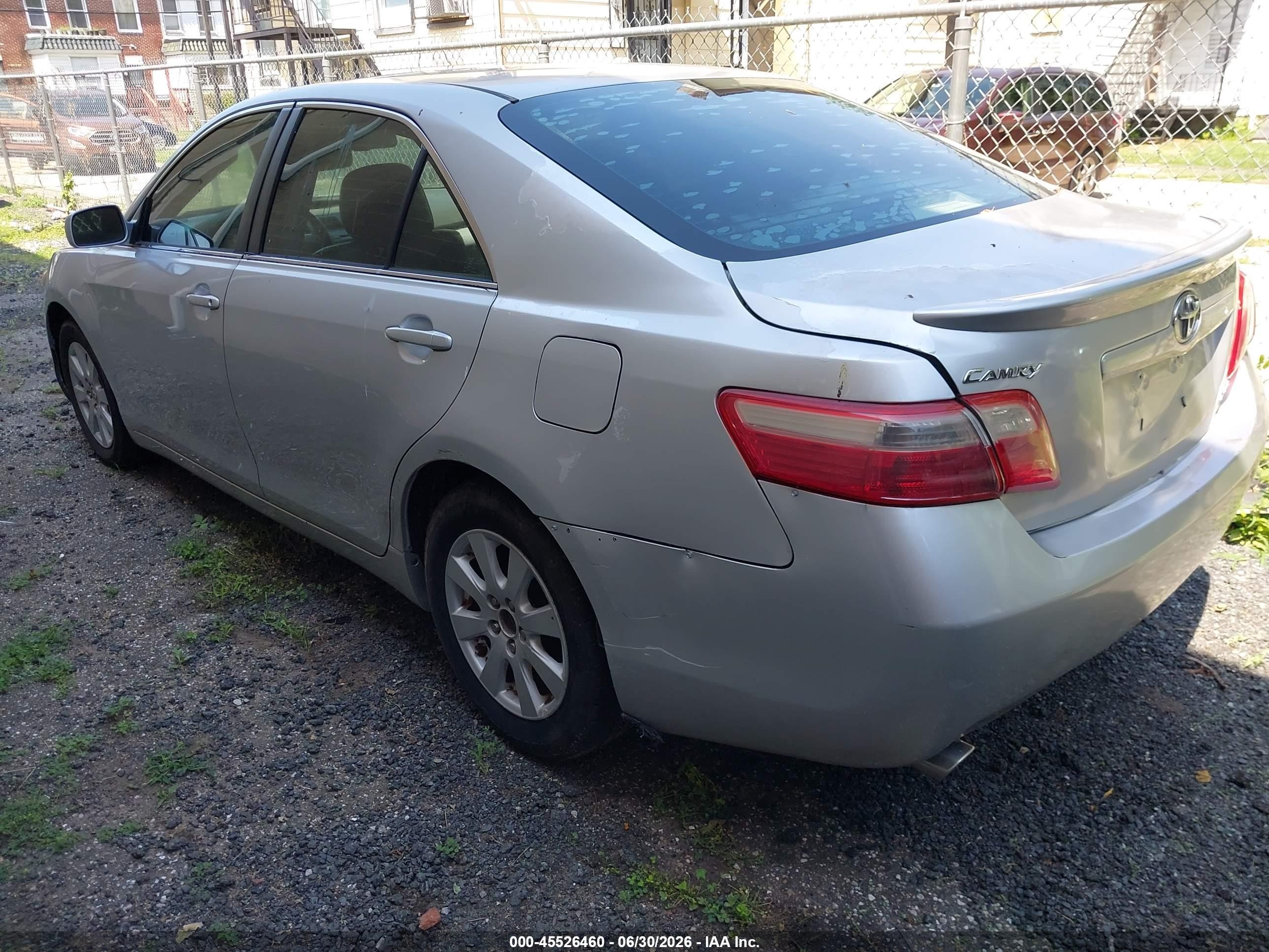 2008 Toyota Camry Xle V6 Silver vin: 4T1BK46K98U054609