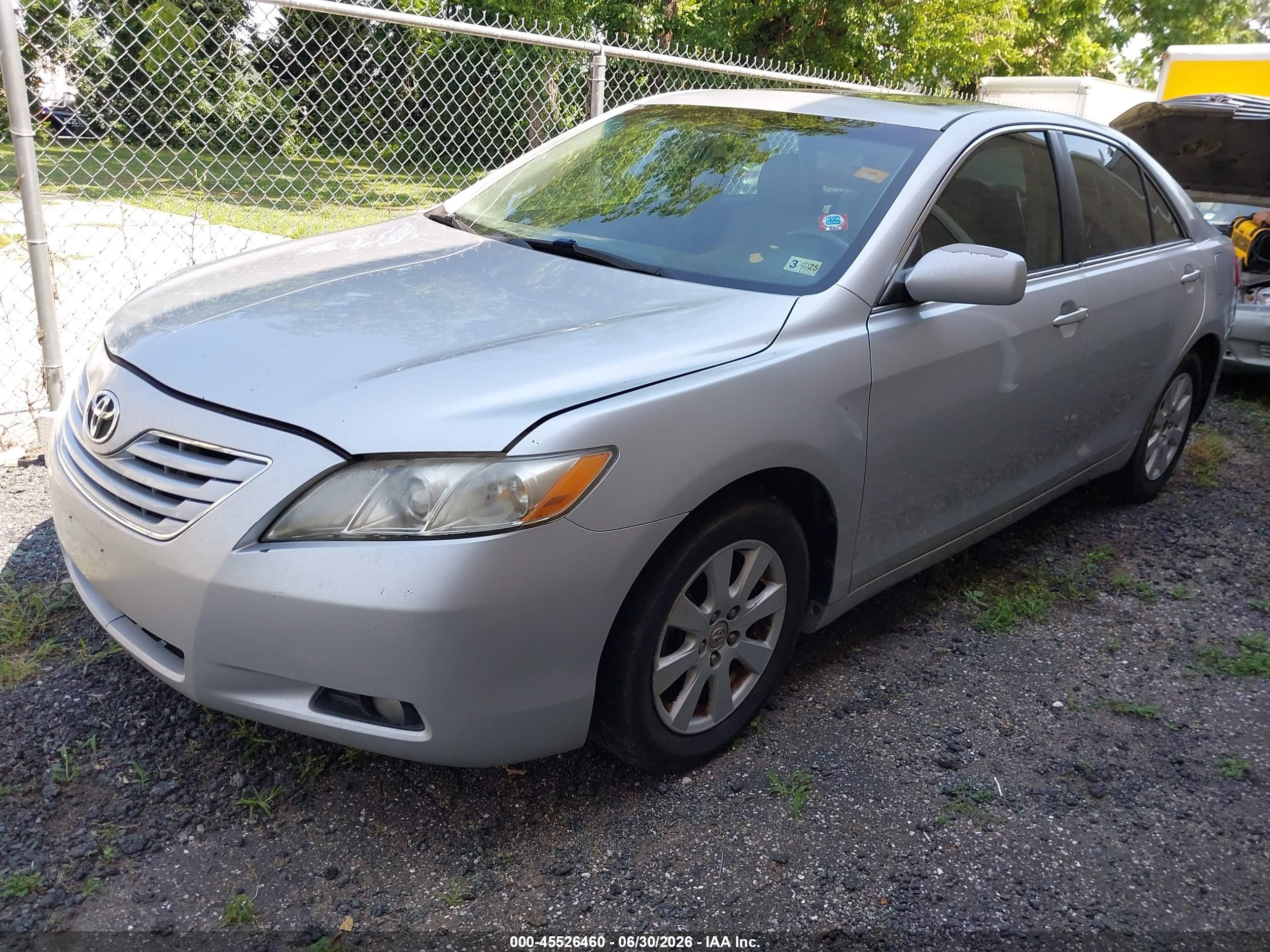 2008 Toyota Camry Xle V6 Silver vin: 4T1BK46K98U054609