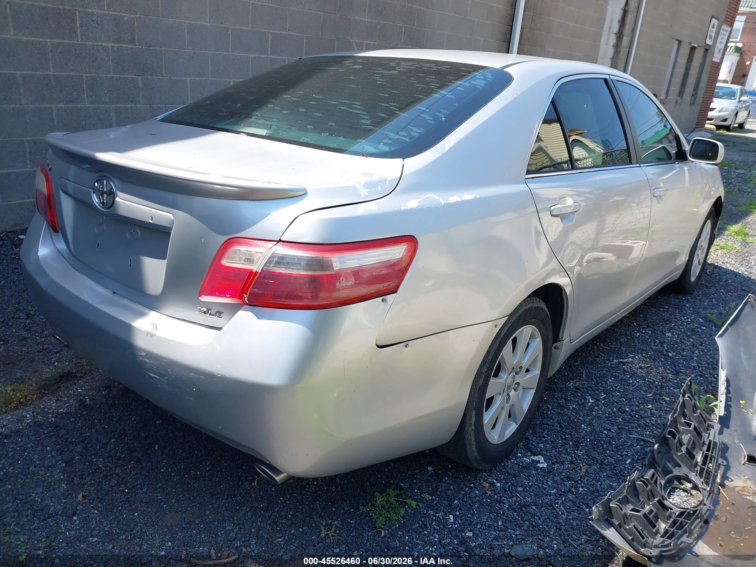 2008 Toyota Camry Xle V6 Silver vin: 4T1BK46K98U054609