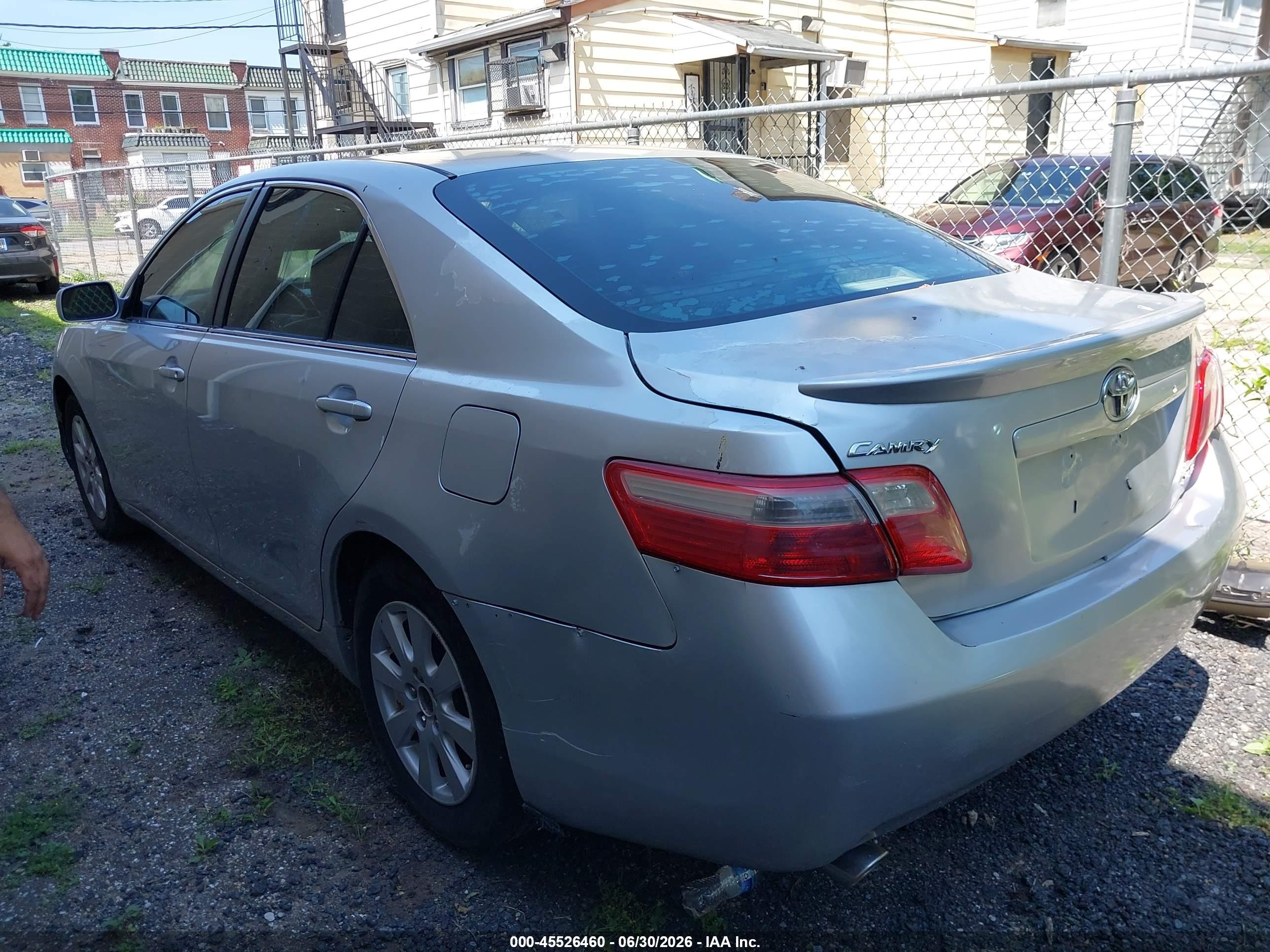 2008 Toyota Camry Xle V6 Silver vin: 4T1BK46K98U054609